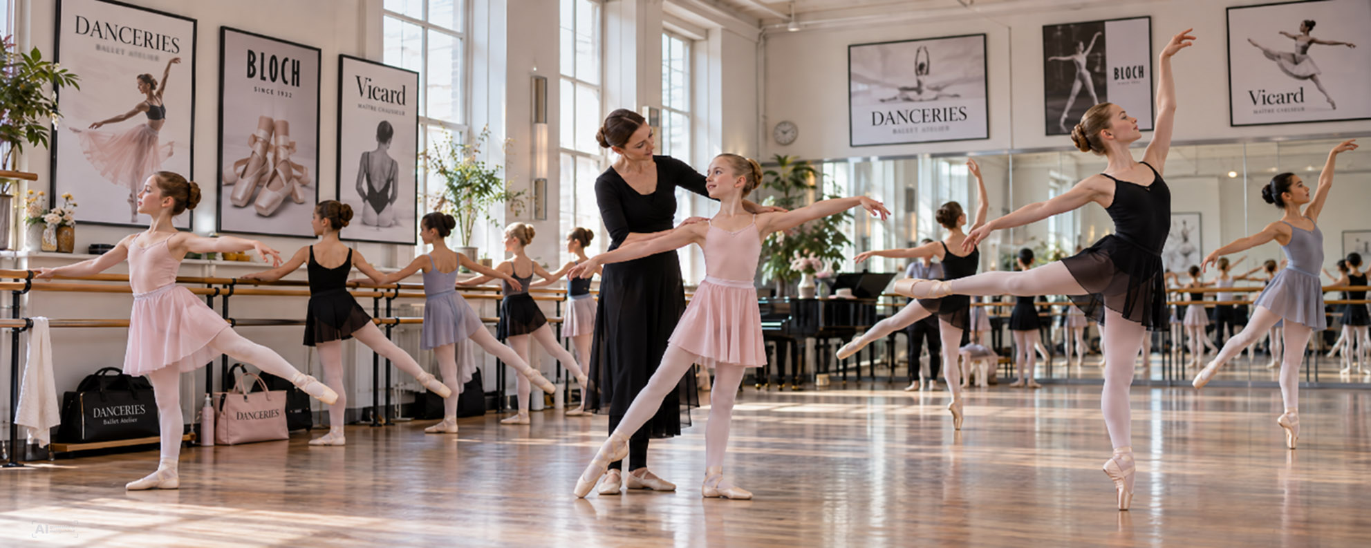 Ballettbekleidung für Training und Unterricht