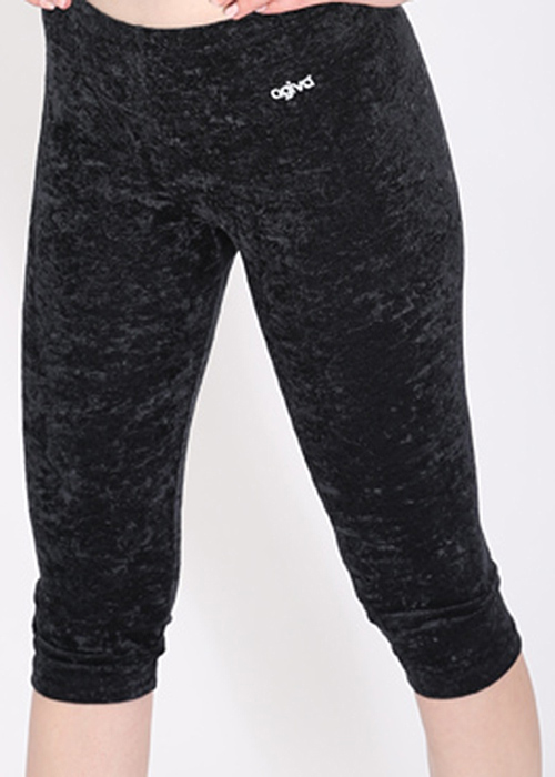 AGIVA Capri 3733 nur 36.90 € Samt crashed schwarz, knielang-- Capri -