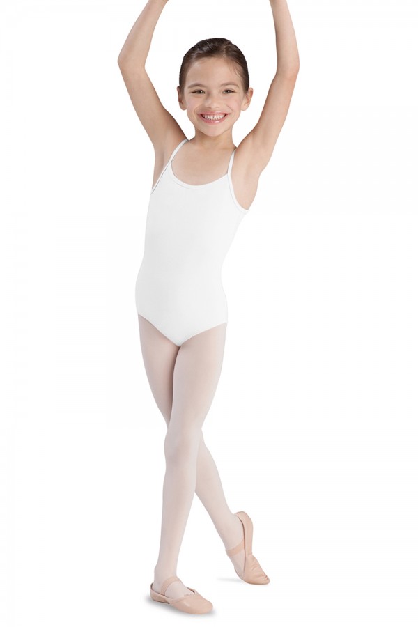 BLOCH Ballettanzug Baumwolle, Spaghettiträger CL5407