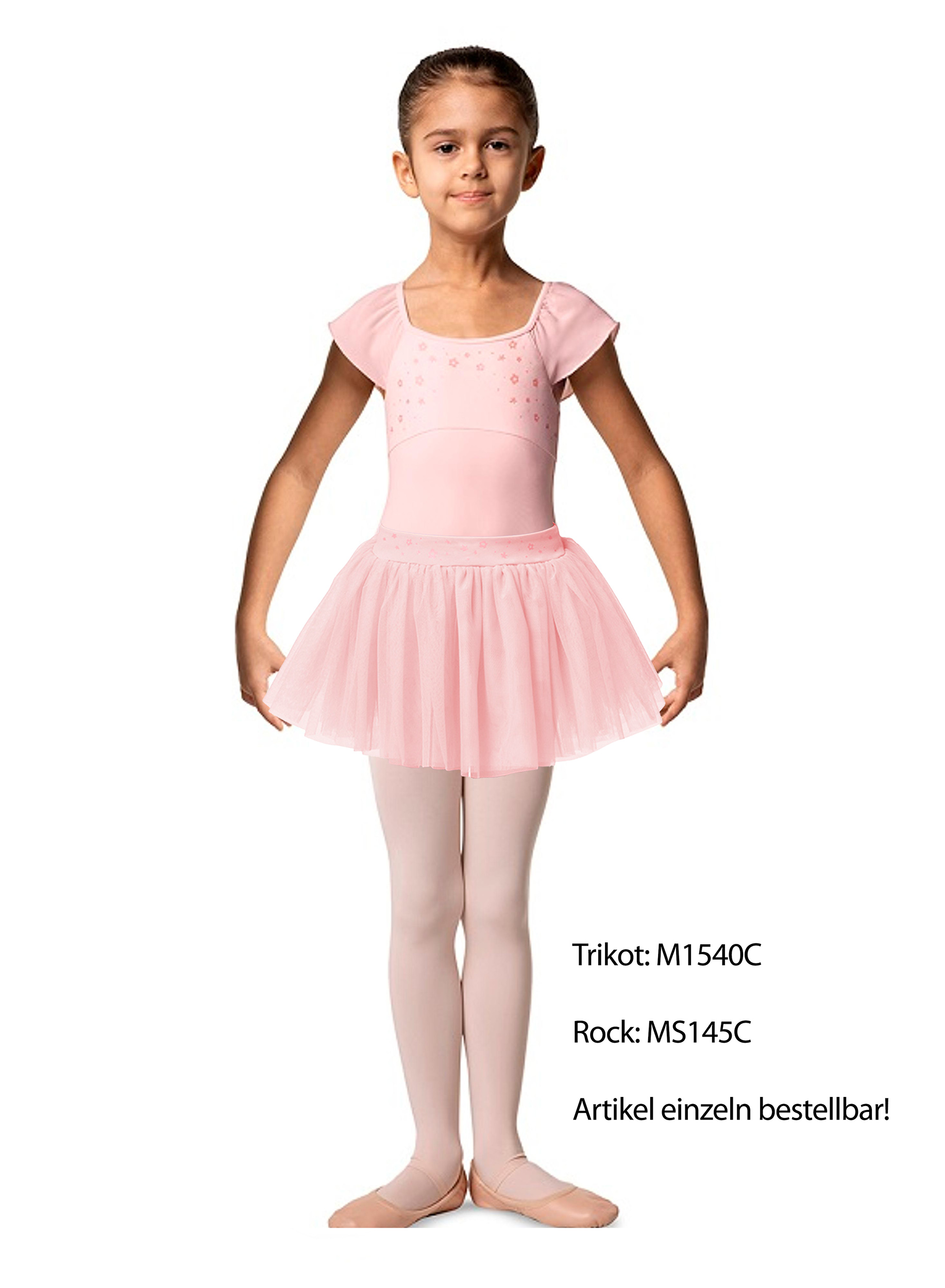 BLOCH Ballettröckchen Röckchen, Tüll, Blümchen MS145C 14.90