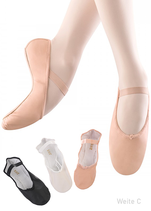 BLOCH Ballettschläppchen Arise S0209 C nur 12.90 € Weite C, 26-42, Leder, ganze Sohle-- Ballettschläppchen -