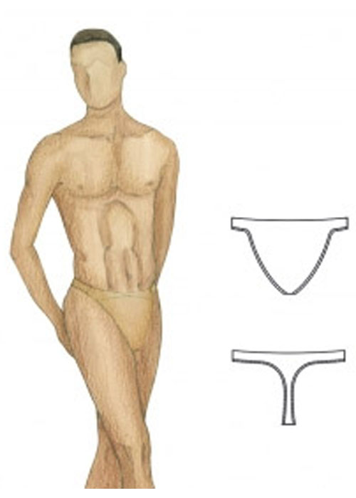 BLOCH Suspensorium B3124 nur 29.90 € hautfarben, nahtlos-- Herren -