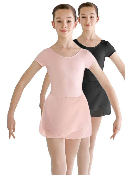 BLOCH Ballettanzug mit Rock CL8262 nur 22.90 € Microfaser, kurze Arme-- Ballettanzug -