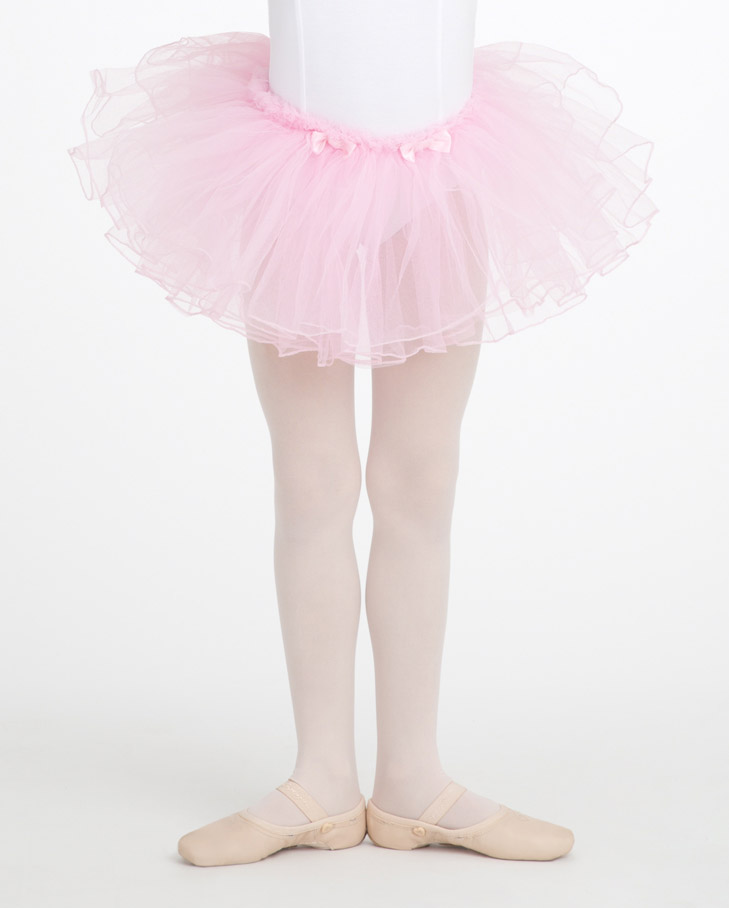 CAPEZIO Tutu Kindertutu, 3-lagig mit Schleife 10149 16.90