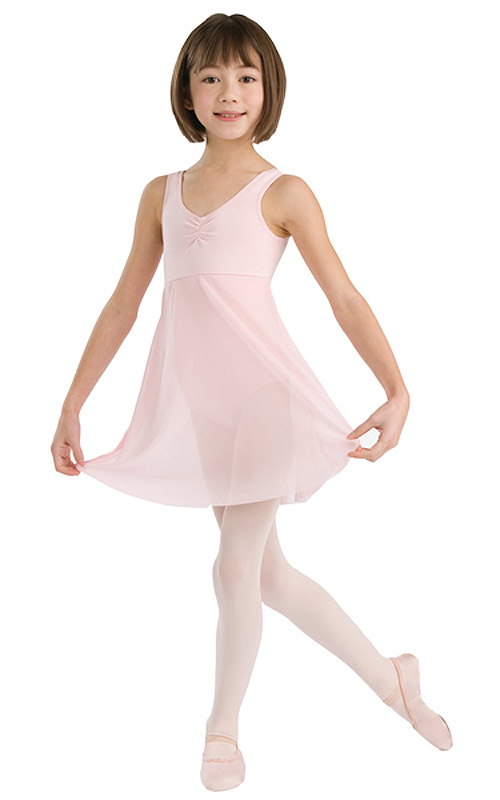 CAPEZIO Ballettkleid kleiner Rückenausschnitt, Brustraffung 3968C – SONDERANGEBOT 29.90