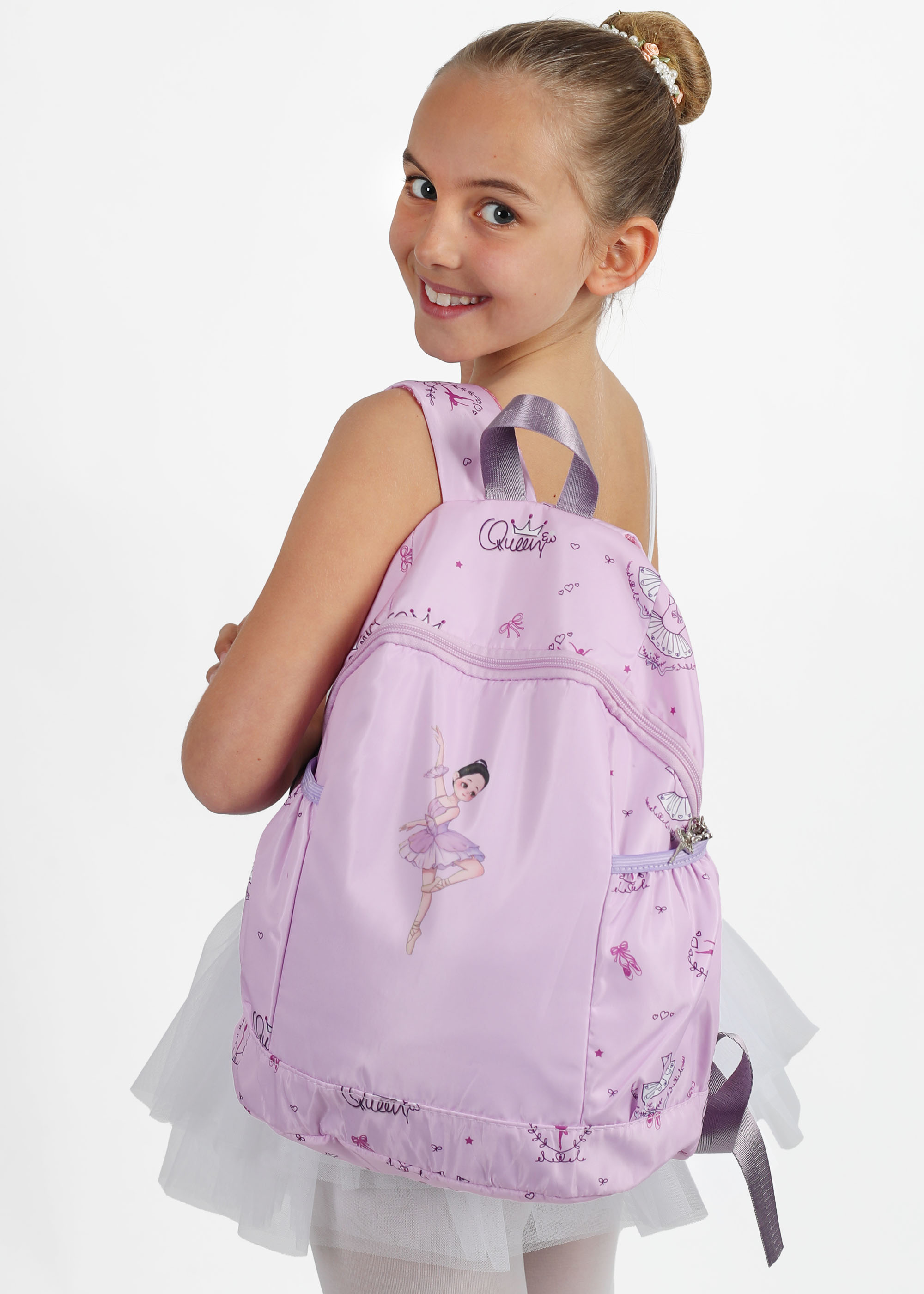 COSBOW DANCE Rucksack mit Ballettmotiv viele Fächer CBK950 18.90
