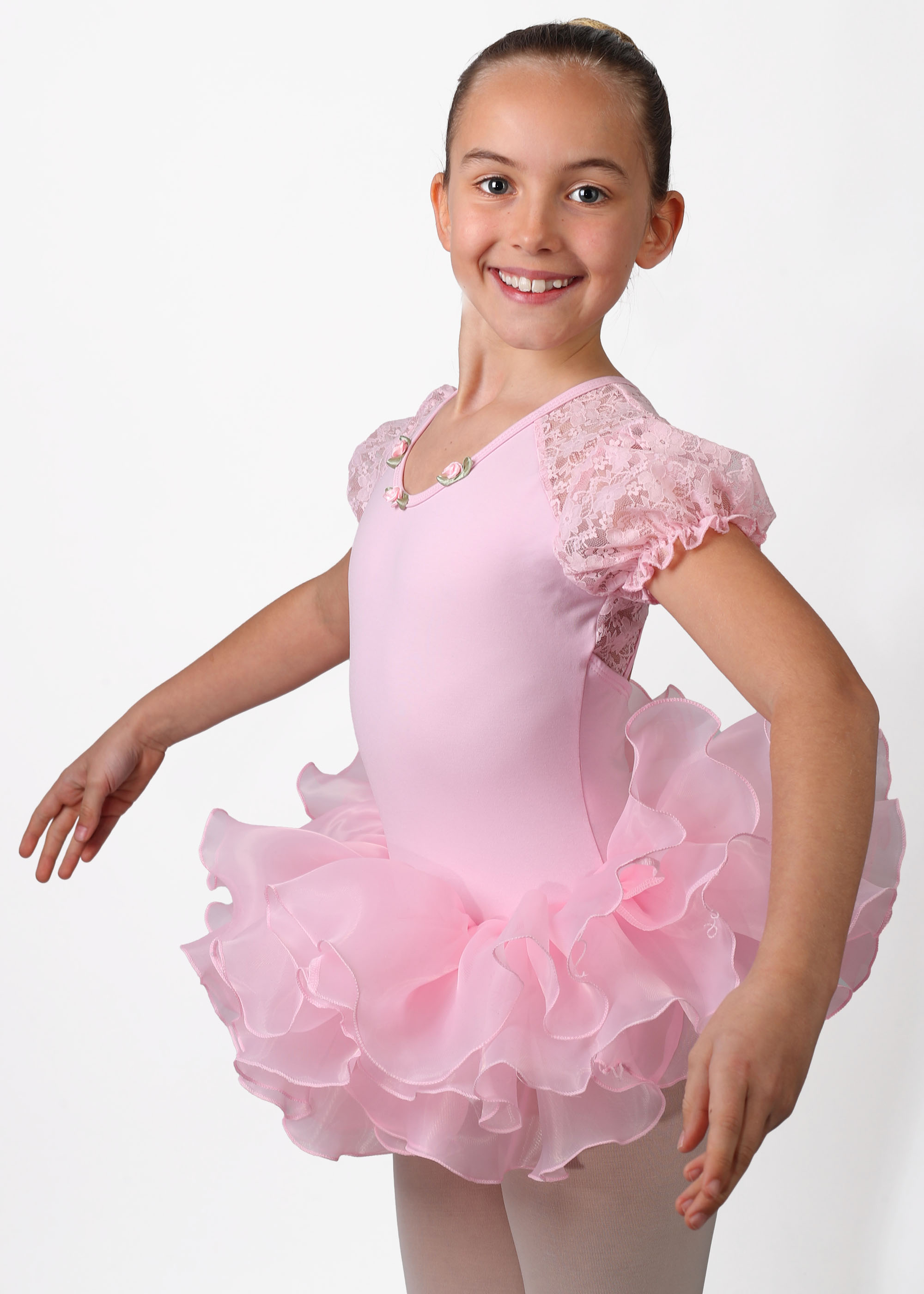COSBOW DANCE Ballett Tutu- Trikot mit niedlichen Rosenapplikationen CBK955 29.90