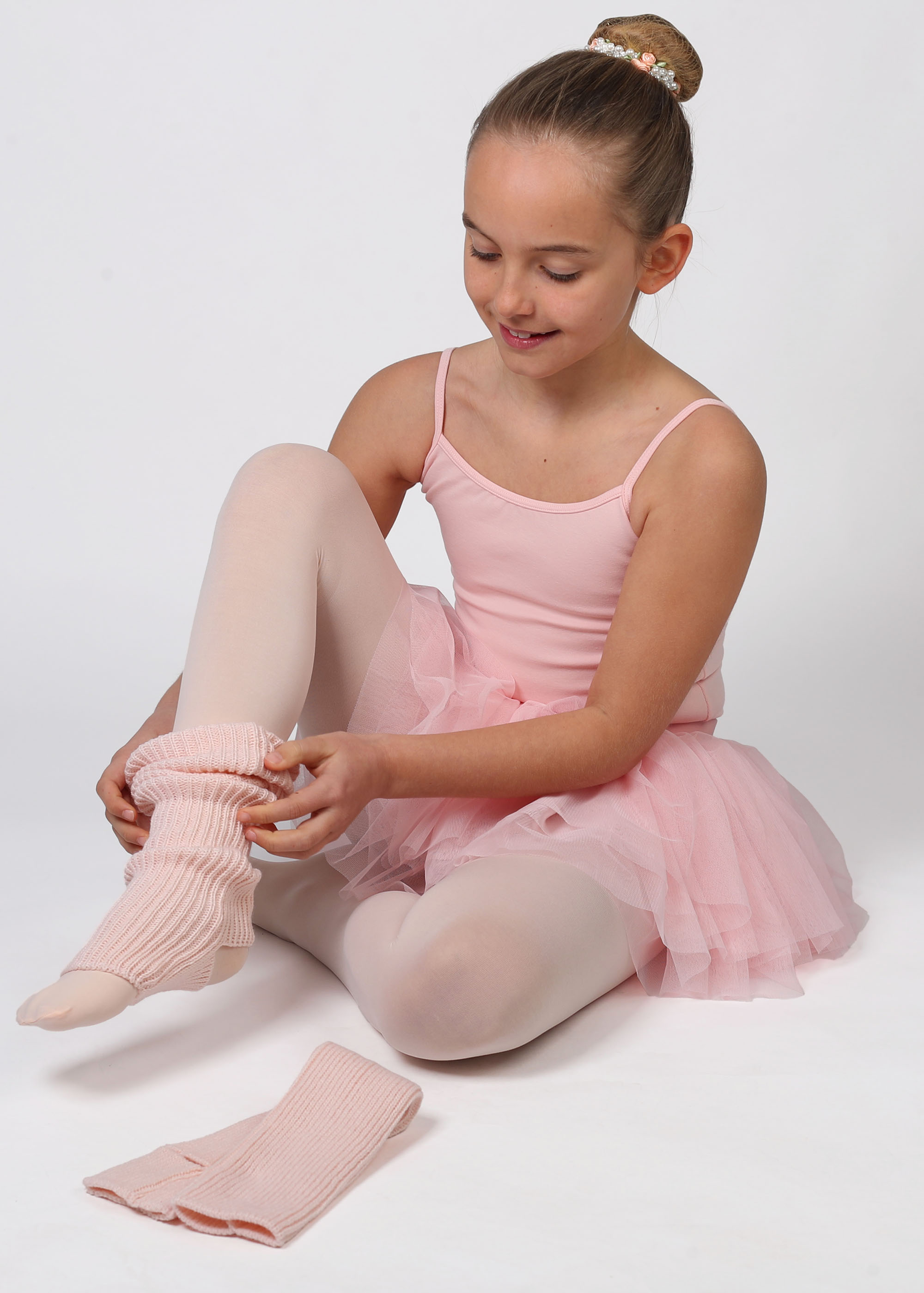 COSBOW DANCE Stulpen ca. 50cm rose pink, schwarz CBK957