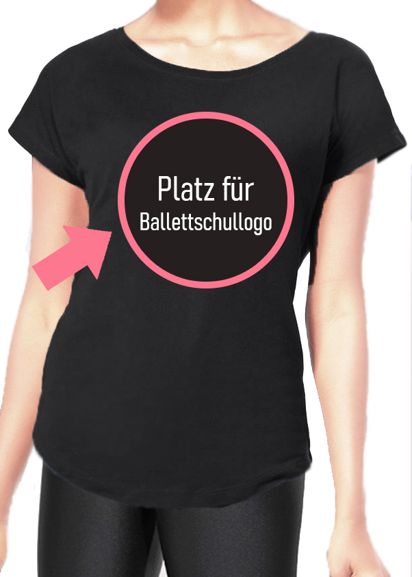 COSBOW DANCE T-Shirt  nur 148.90 € 10er Pack mit Logo Tanzschule--  -