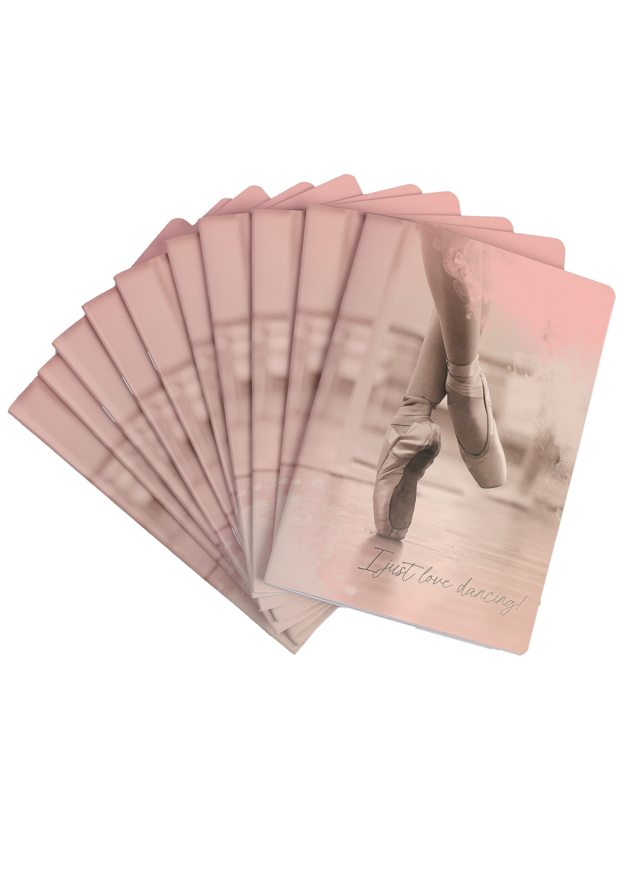 COSBOW Schreibheft Ballettmotiv 10er Pack nur 15.90 € 10er Pack--  -