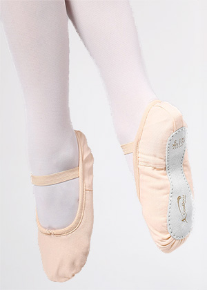 COSBOW Ballettschuhe Leinen CBS113 nur 11.90 € ganze Sohle, rosa-- Ballettschläppchen -