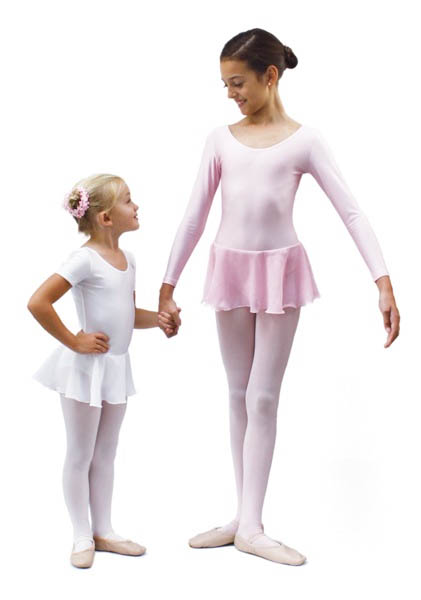 DANCERIES Ballettanzug TABEA glänzend, Rock Georgette F16 30.90