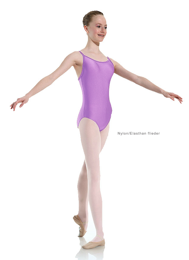 DANCERIES Trikot ALINA Spaghettiträger, viele Farben T10