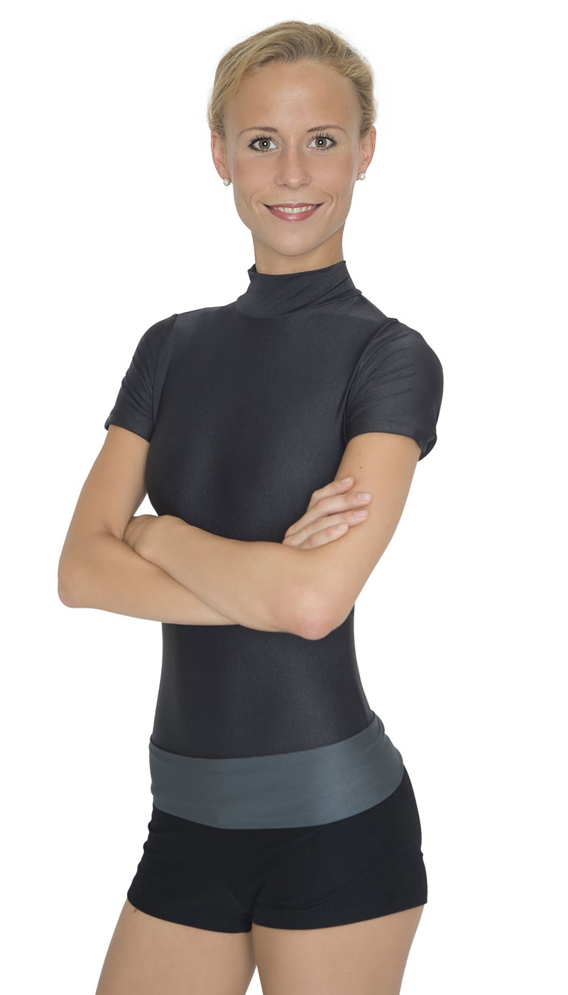 DANCERIES Ballettanzug ALLEGRA kleine Ärmel, Stehkragen, Rückenöffnung T57 39.90
