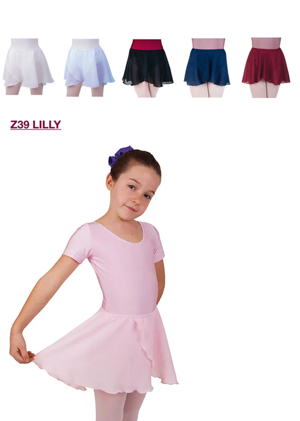 DANCERIES Schlupfrock Lilly Gummibund, ohne Knöpfe/Knoten Z39 19.90