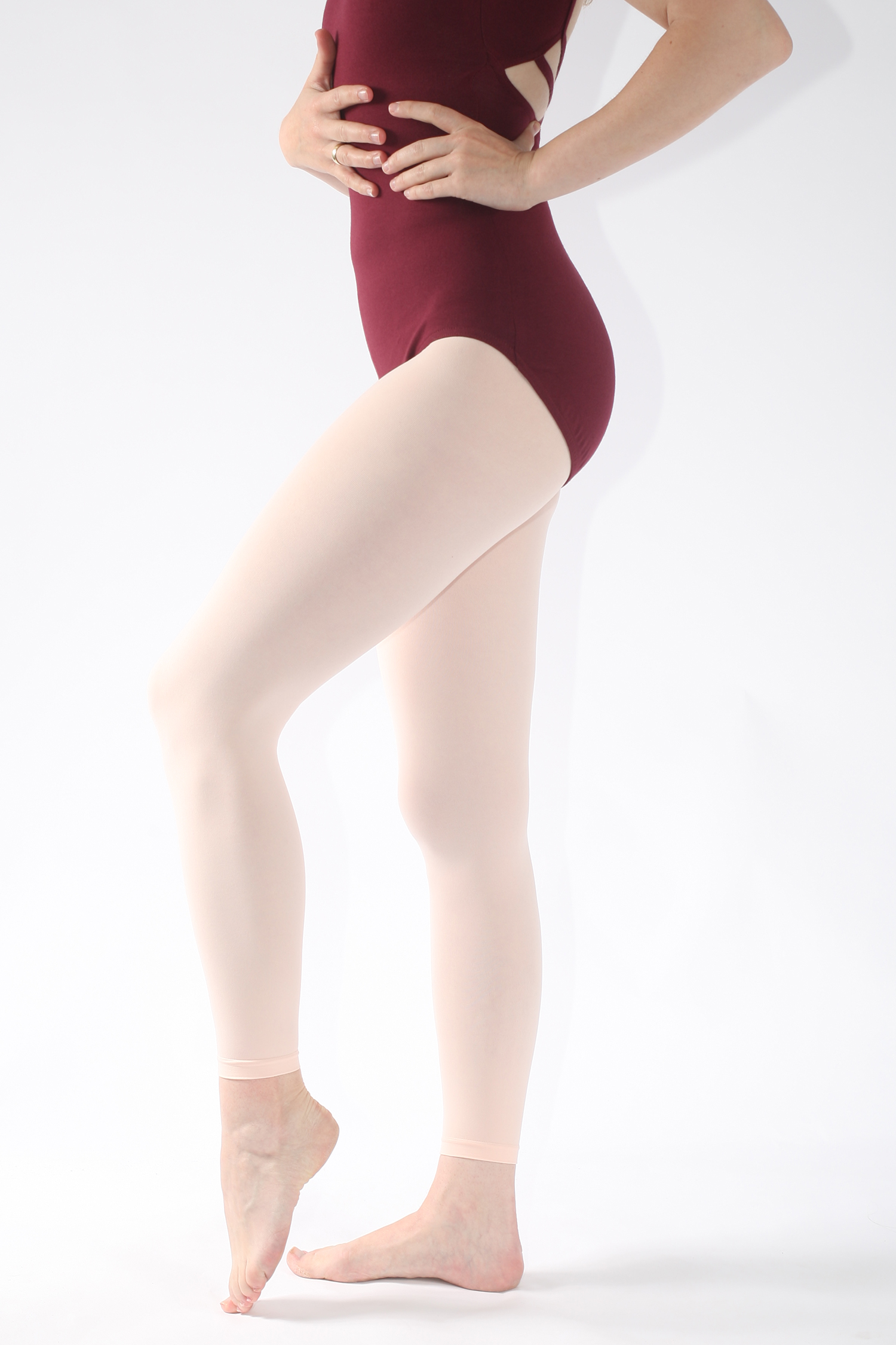 DANCERIES Ballettstrumpfhose 60 DEN Mikrofaser ohne Fuß Z50 8.90