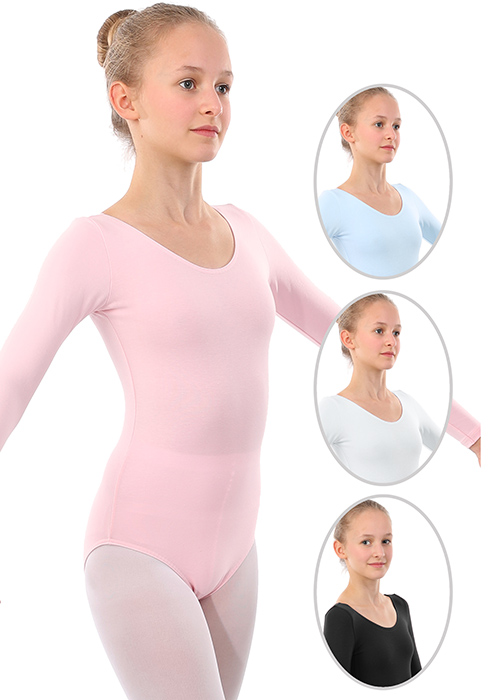 DANCERIES Ballettanzug Lindsey T03 nur 24.90 € Langarmtrikot, Baumwolle-- Trikot-Basic -