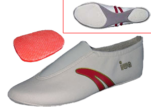 IWA 402 Turnschläppchen Synthetik, creme-rot 402 37.90