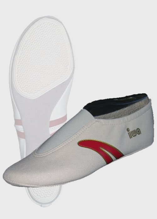 IWA 402 Turnschläppchen 402 nur 37.90 € Synthetik, creme-rot-- Turnschläppchen -