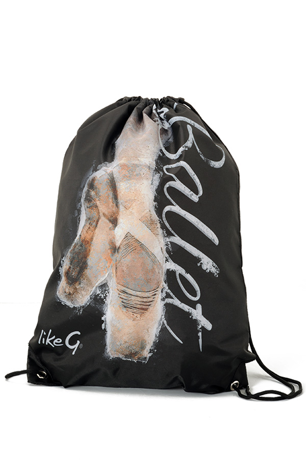 LIKEG Beutel / Rucksack mit Ballettmotiv LG-PP-104B