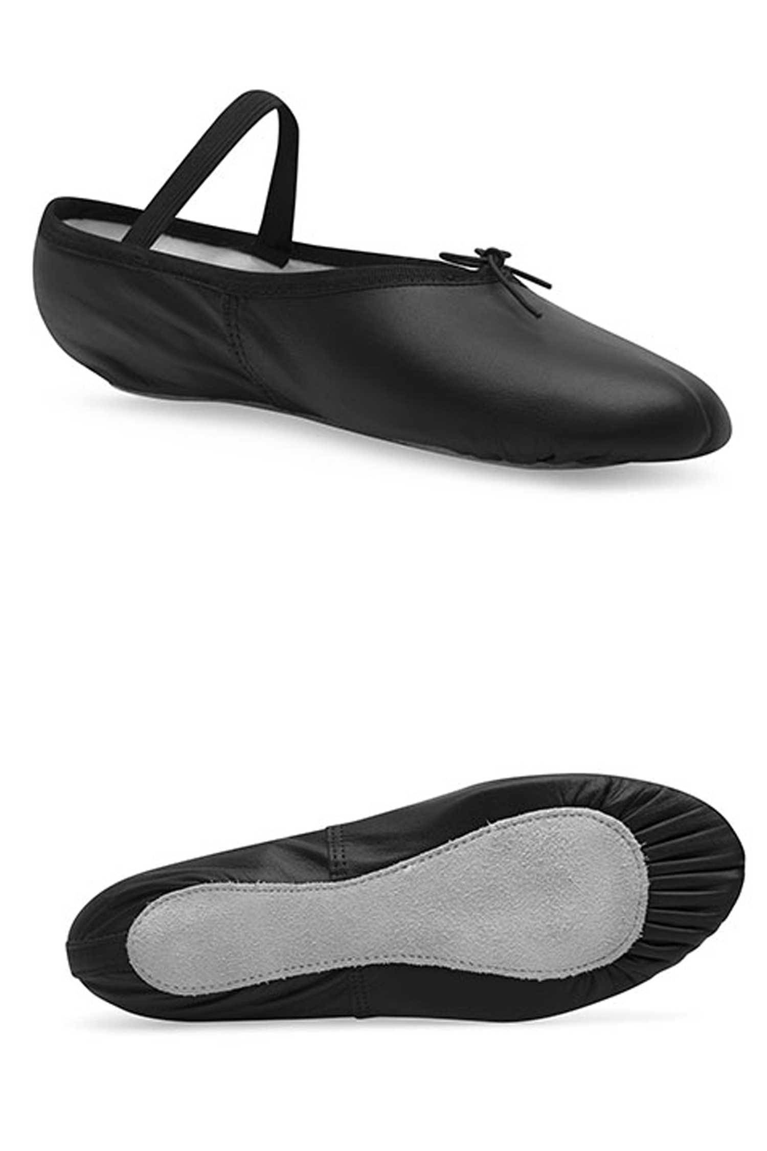 RUMPF SoDanca Ballettschläppchen Leder, hochw. ganze Sohle BAE90