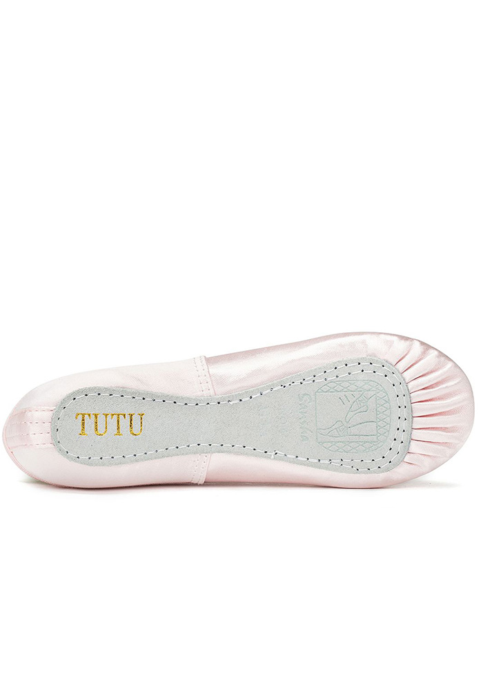 SANSHA Satin Ballettschuhe ganze Sohle Gr. 27-37 4S 9.90