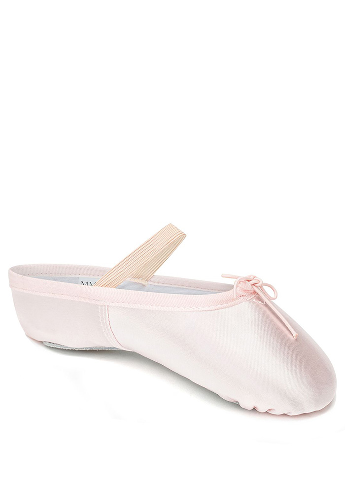 SANSHA Satin Ballettschuhe ganze Sohle Gr. 27-37 4S