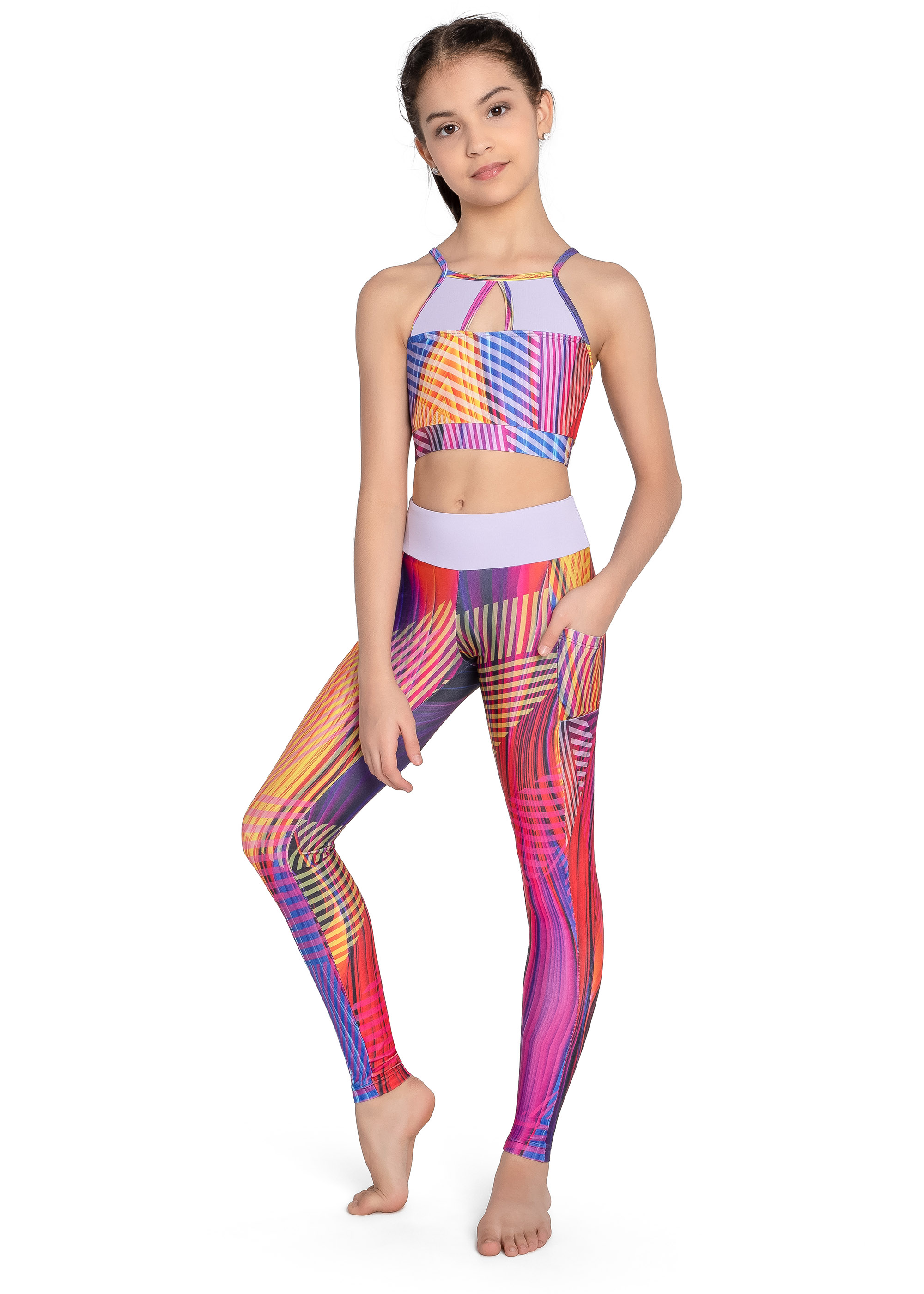 SO DANCA Leggings bunt Microfaser SD1726-CB23829 32.90
