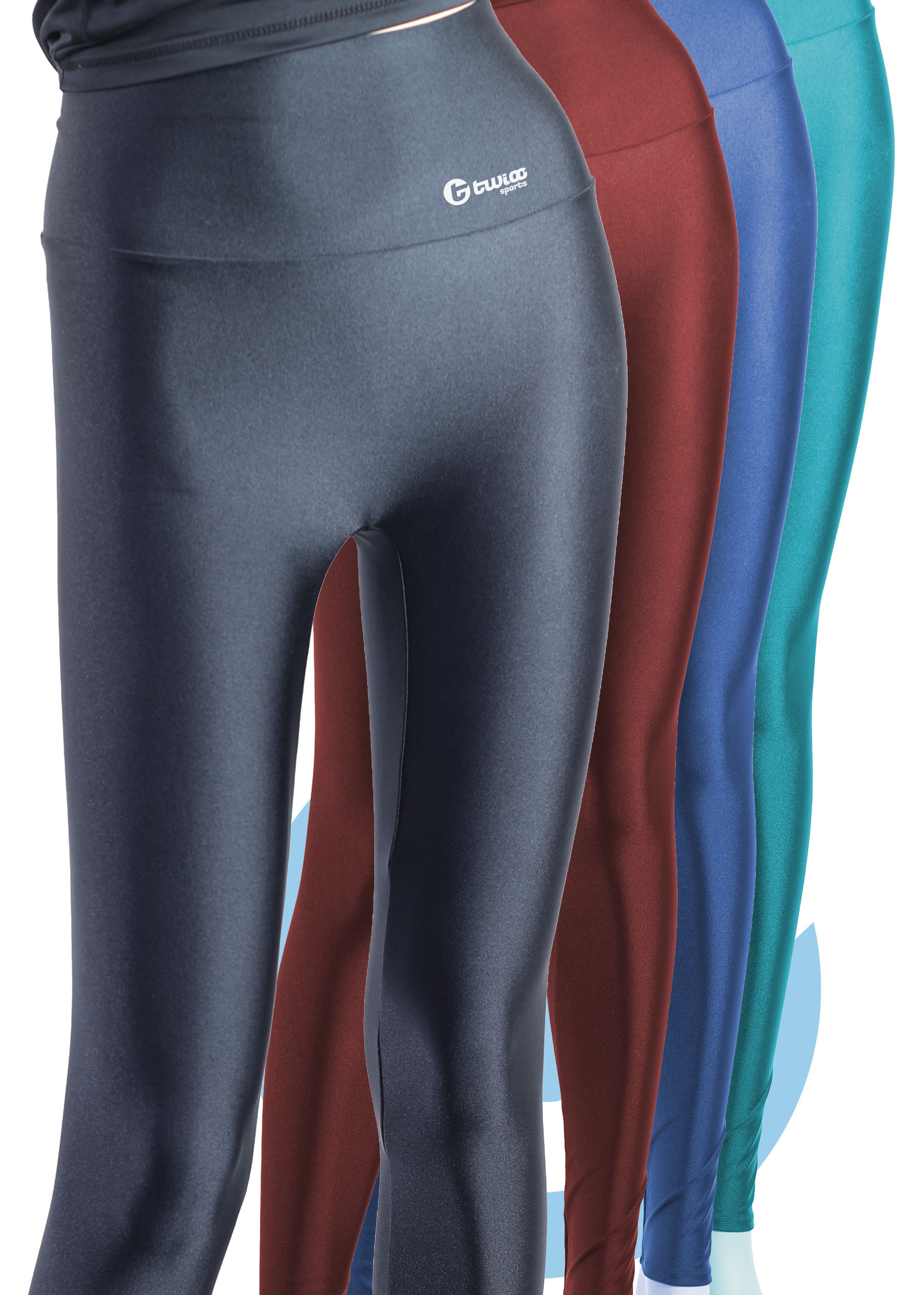 TWIOO SPORTS Leggings mid waist viele Farben für Shows ShowA1400 41.90