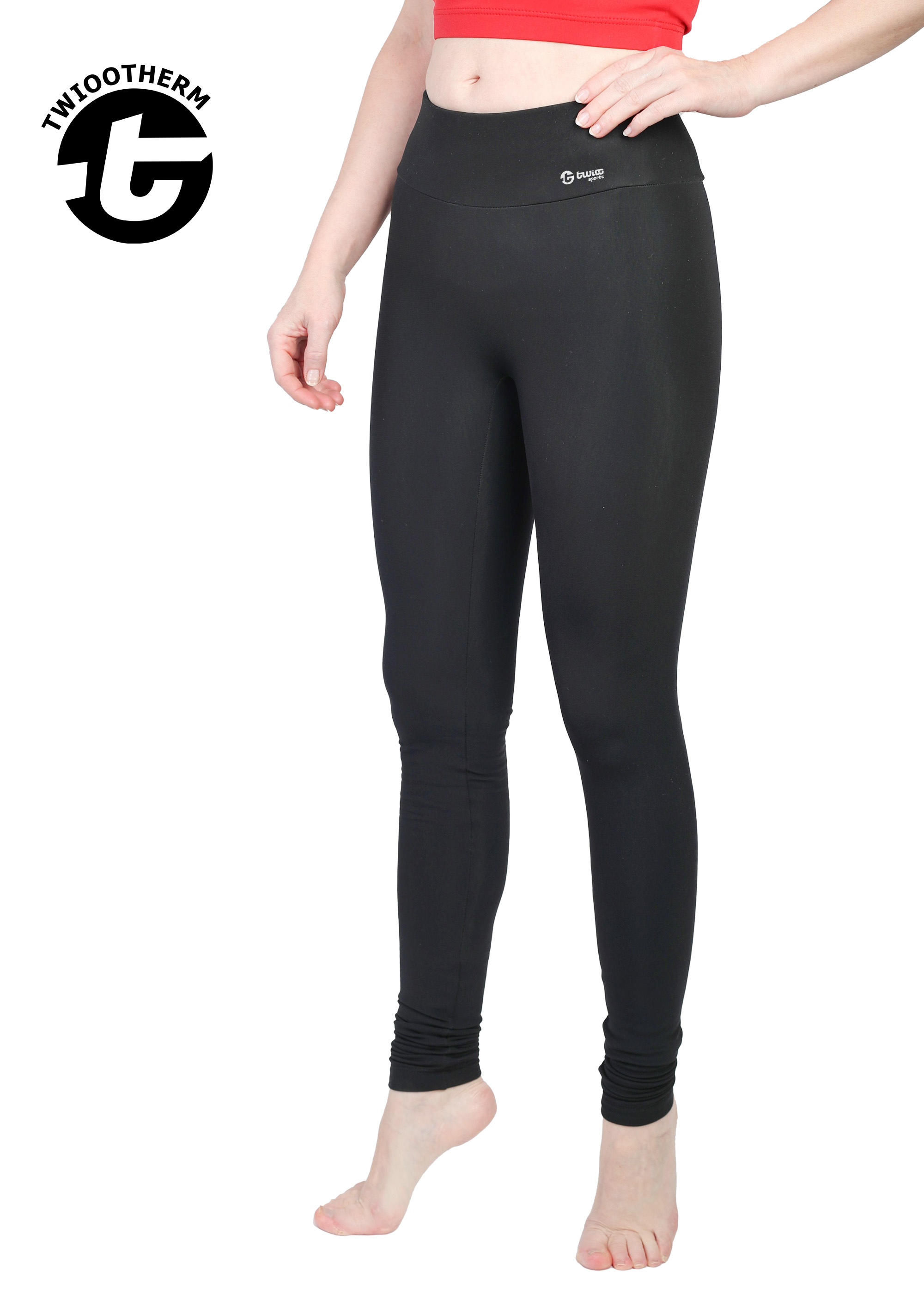 TWIOO SPORTS Leggings mid waist TwiooTherm TThermA14W1 36.90