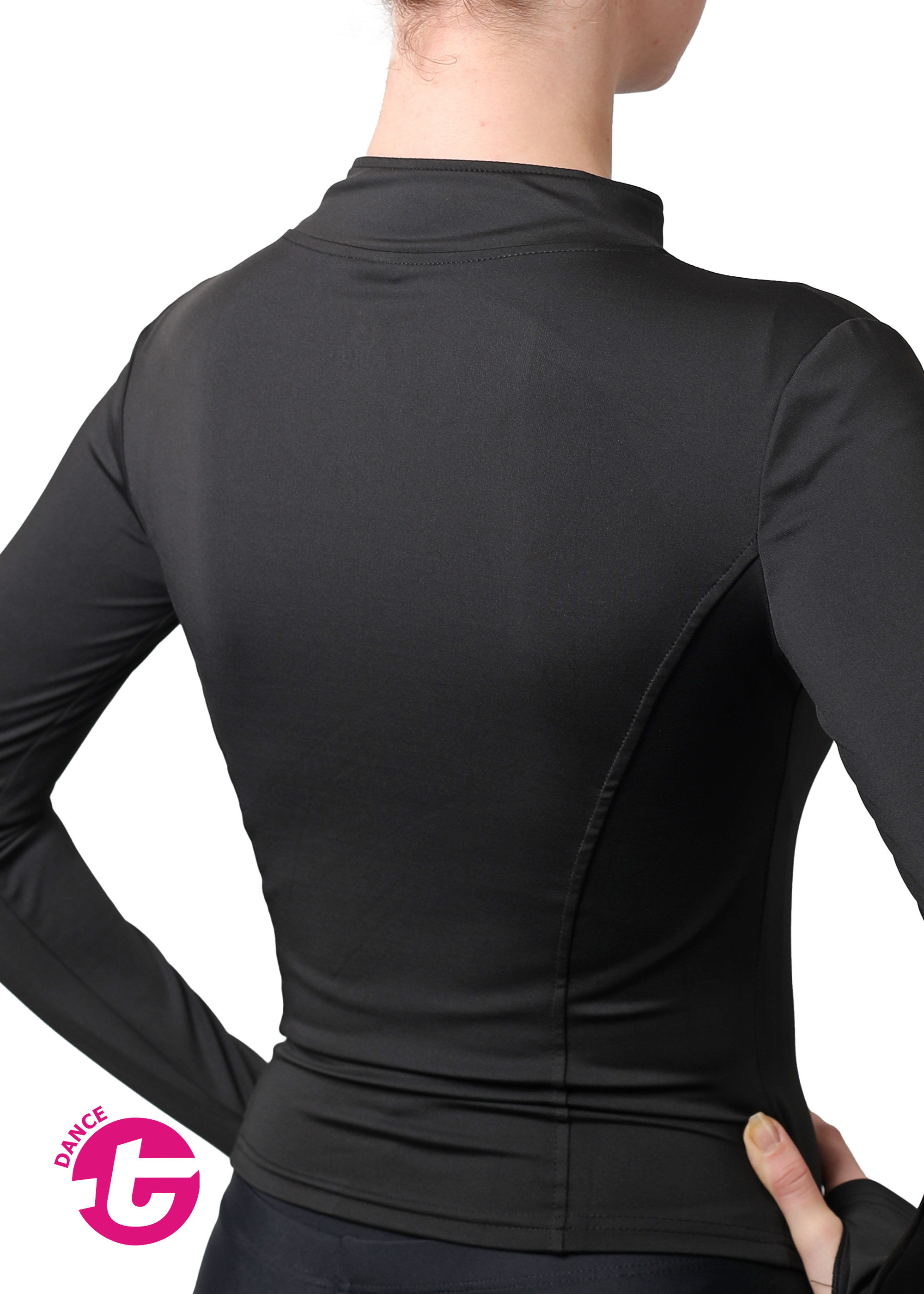 Tanz- und Sportjacke Slimfit elastisch, Polyester-Elasthan EdgeA9309