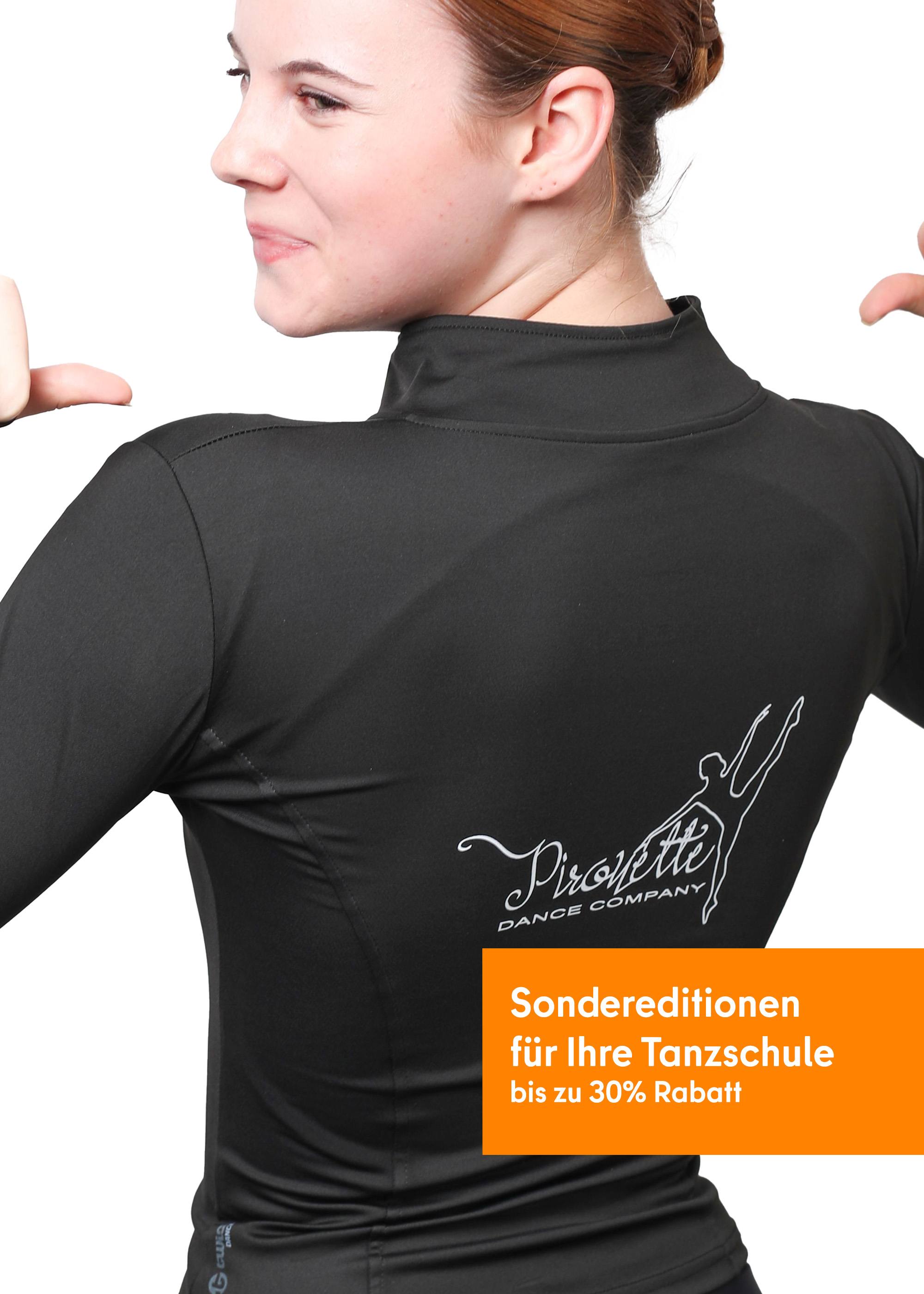 Tanz- und Sportjacke Slimfit elastisch, Polyester-Elasthan EdgeA9309