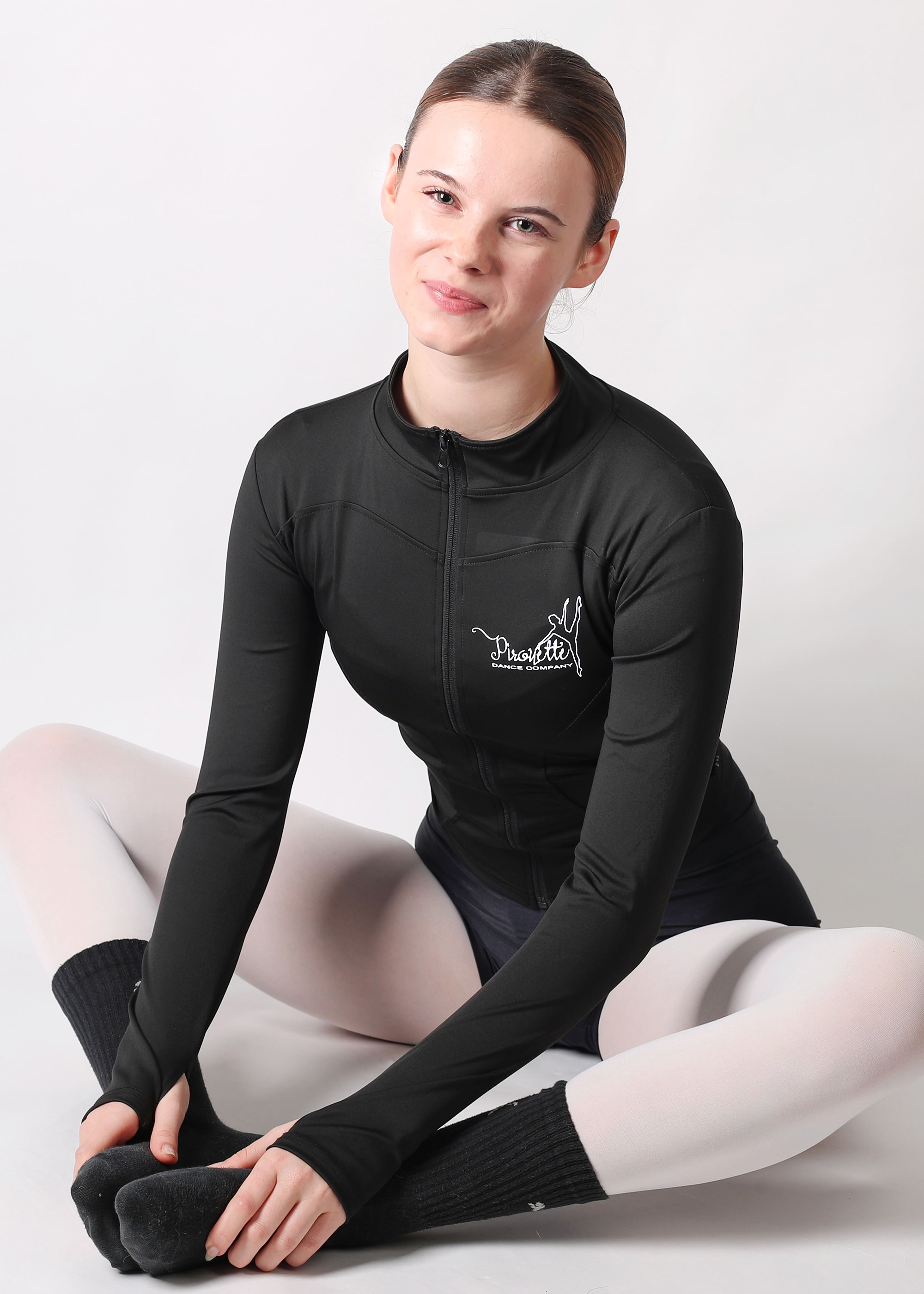 Tanz- und Sportjacke Slimfit elastisch, Polyester-Elasthan EdgePP9309