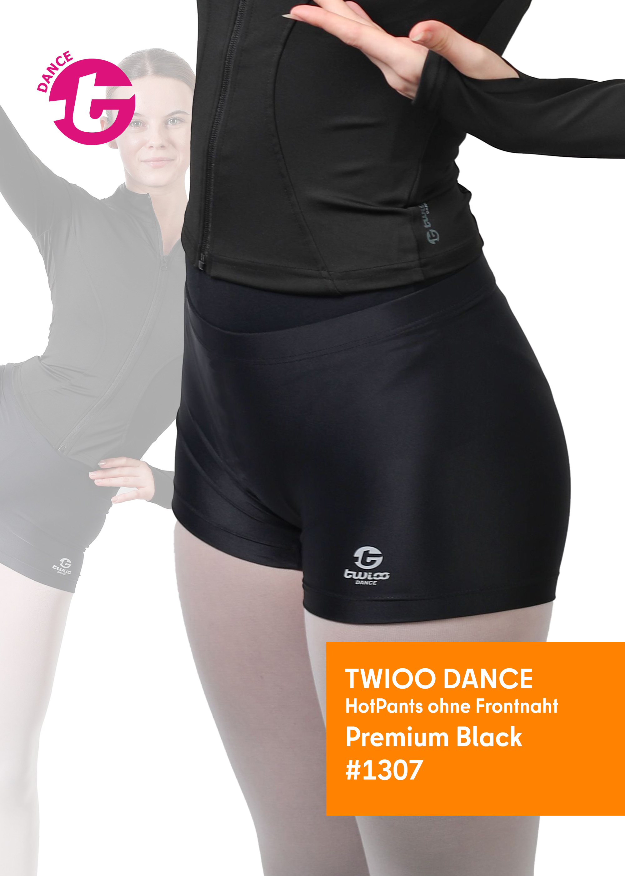  Tanz- und Sportjacke Slimfit elastisch, Polyester-Elasthan EdgePP9309