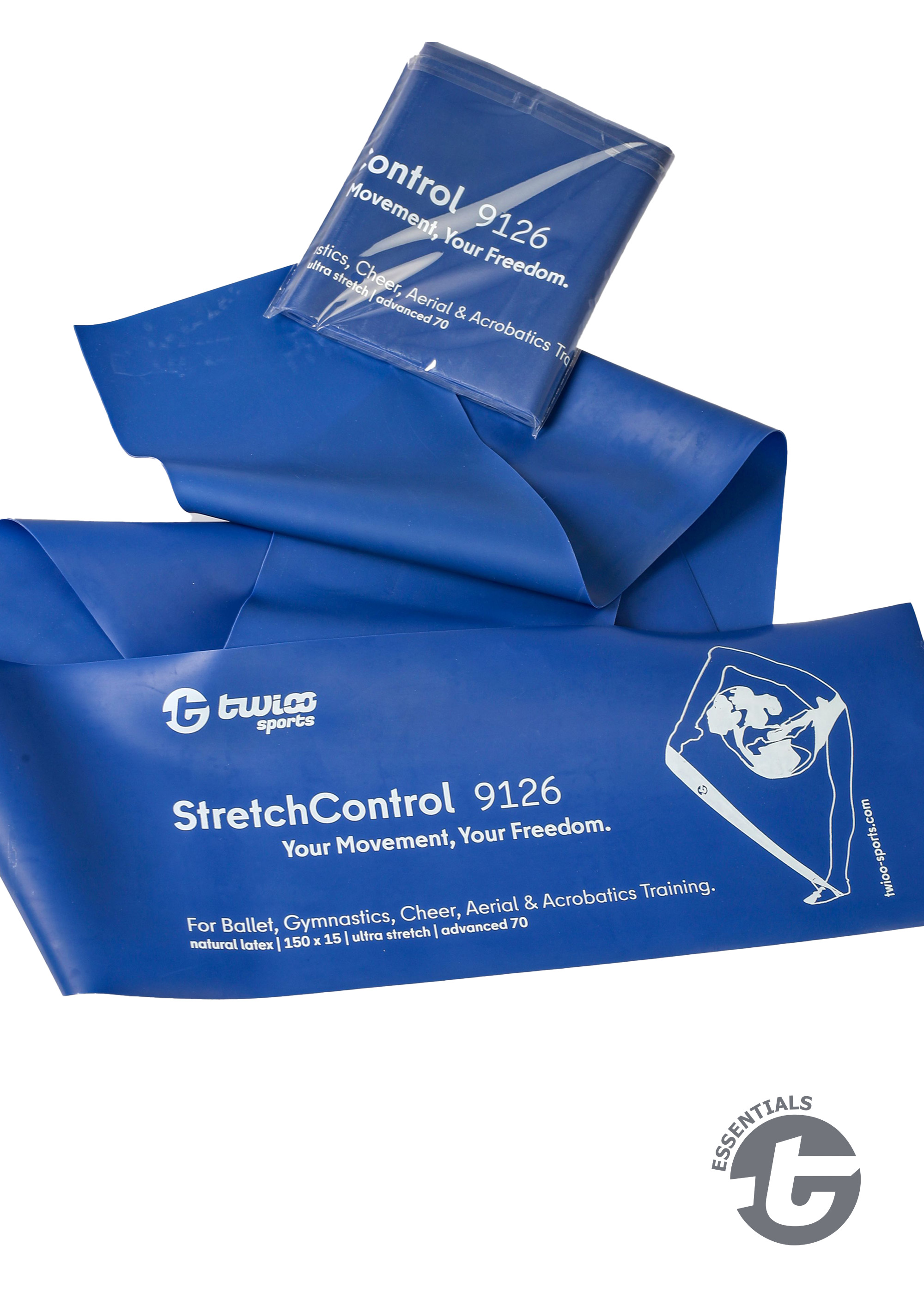 TWIOO SPORTS FlexControl Advanced 0,75mm Latexband 150x15 blau Edge9126 10.90
