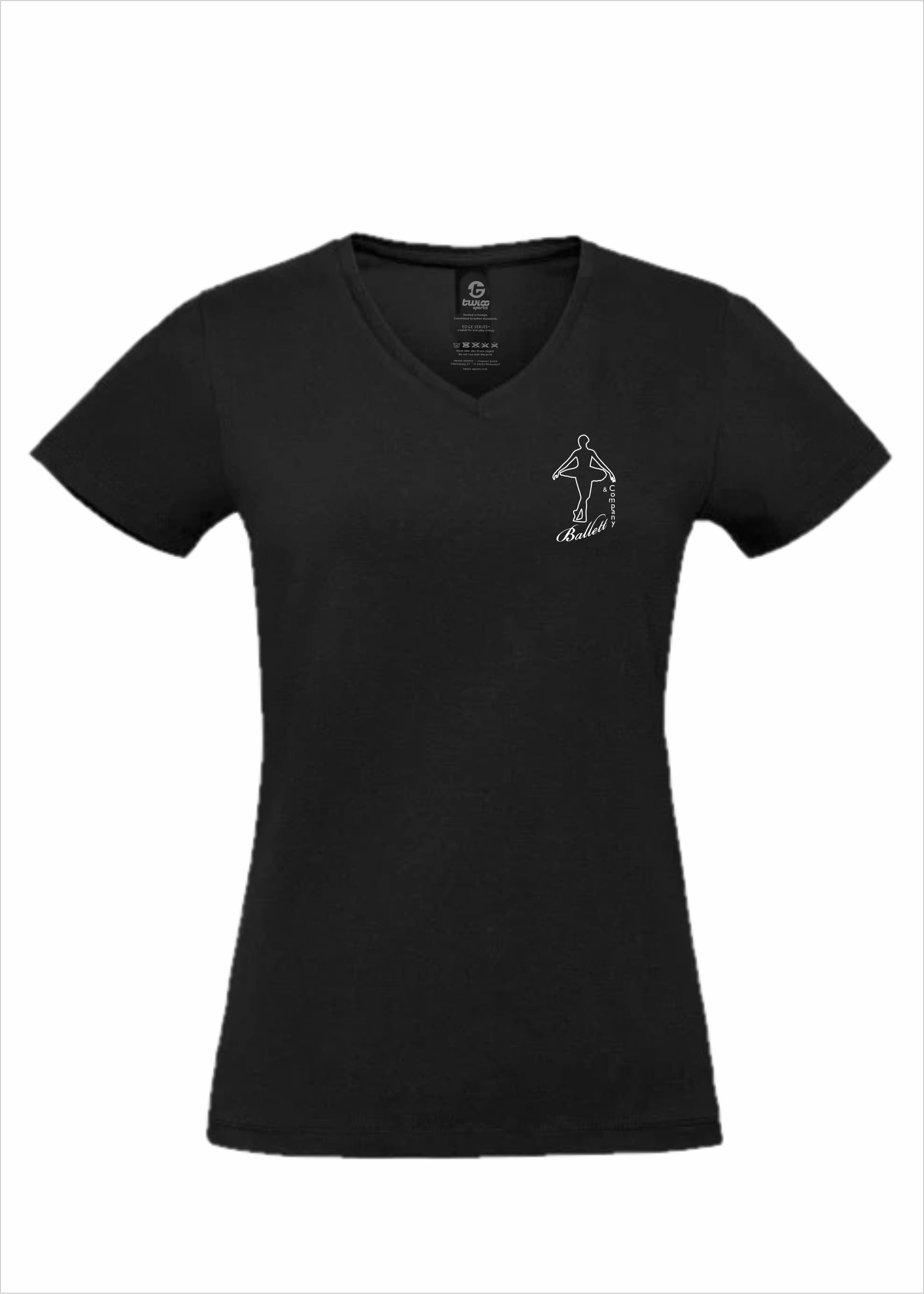 TWIOO SPORTS Damen Shirt S-L Ballettstudio BALLETTandCOMPANY Edge-XSL02941_BALLETTandCOMPANY 22.90