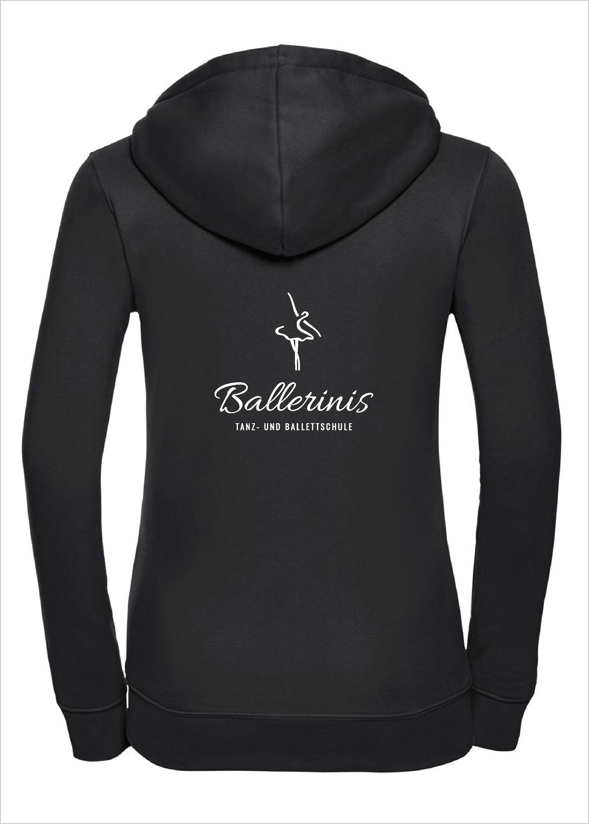TWIOO SPORTS Damen Hoodie mit ZIP Ballettschule Ballerinis Edge-XR266F_BALLERINI 45.90