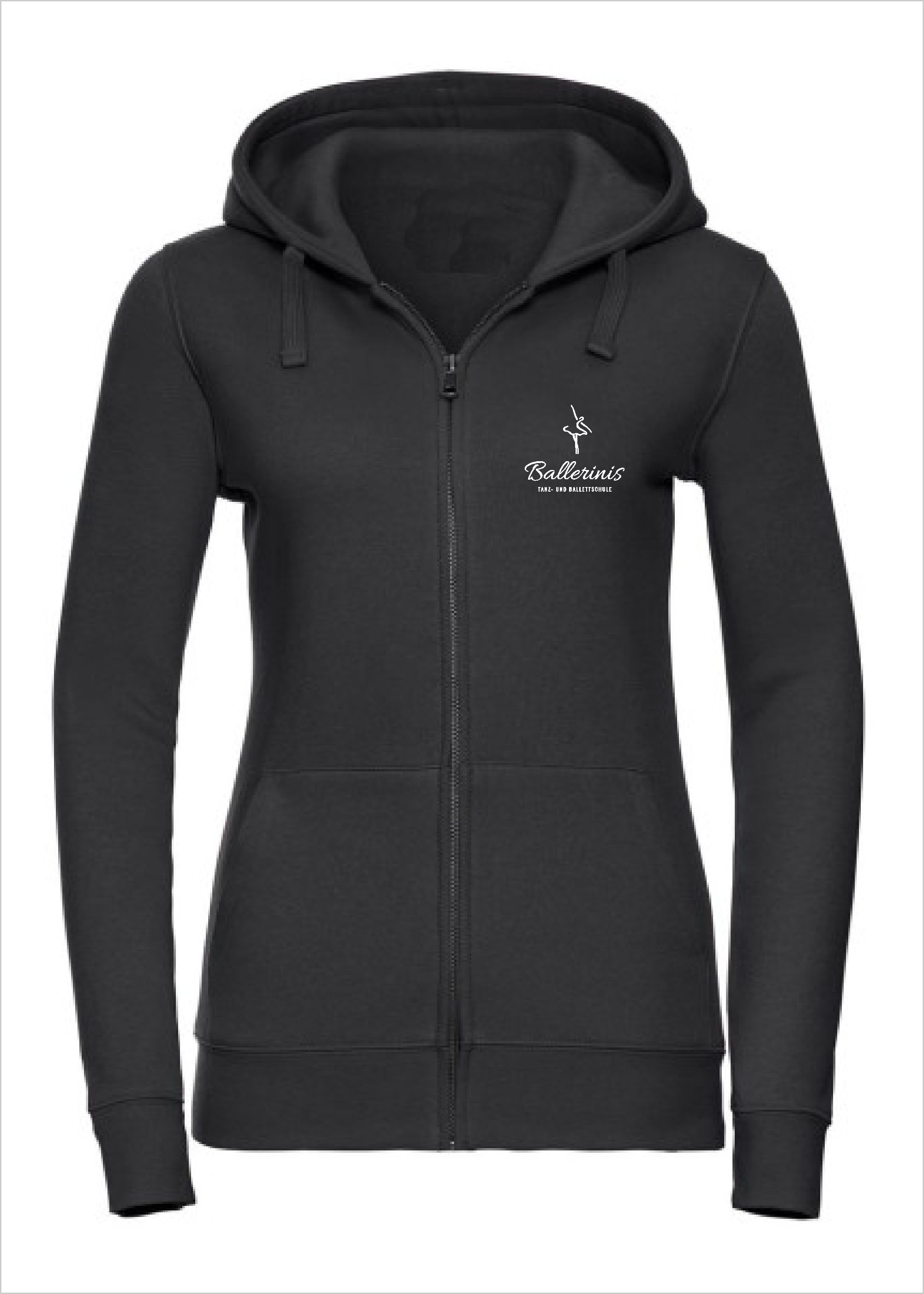 TWIOO SPORTS Damen Hoodie mit ZIP Ballettschule Ballerinis Edge-XR266F_BALLERINI 45.90