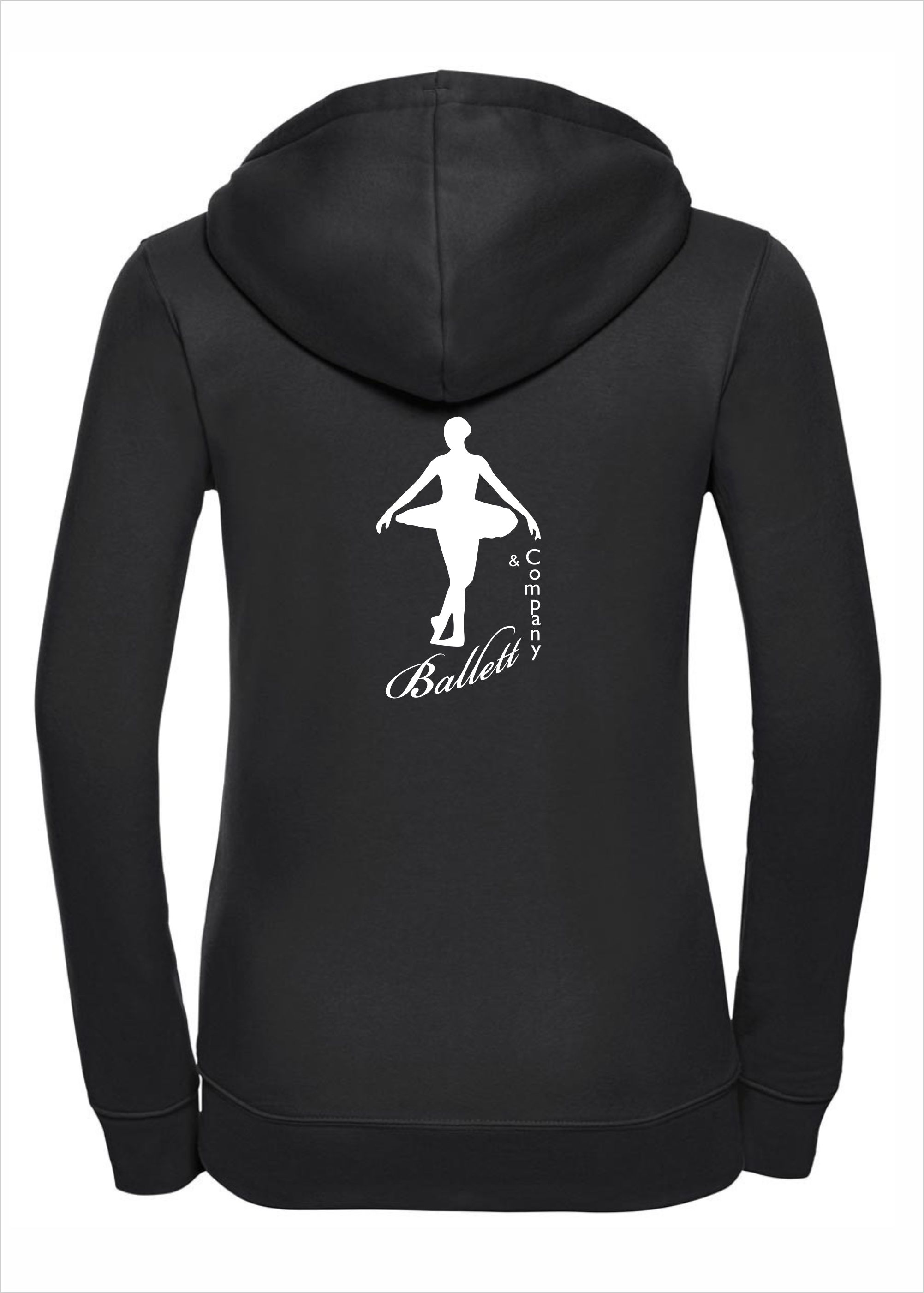 TWIOO SPORTS Damen Hoodie mit ZIP Ballettstudio BALLETTandCOMPANY Edge-XR266F_BALLETTandCOMPANY 45.90