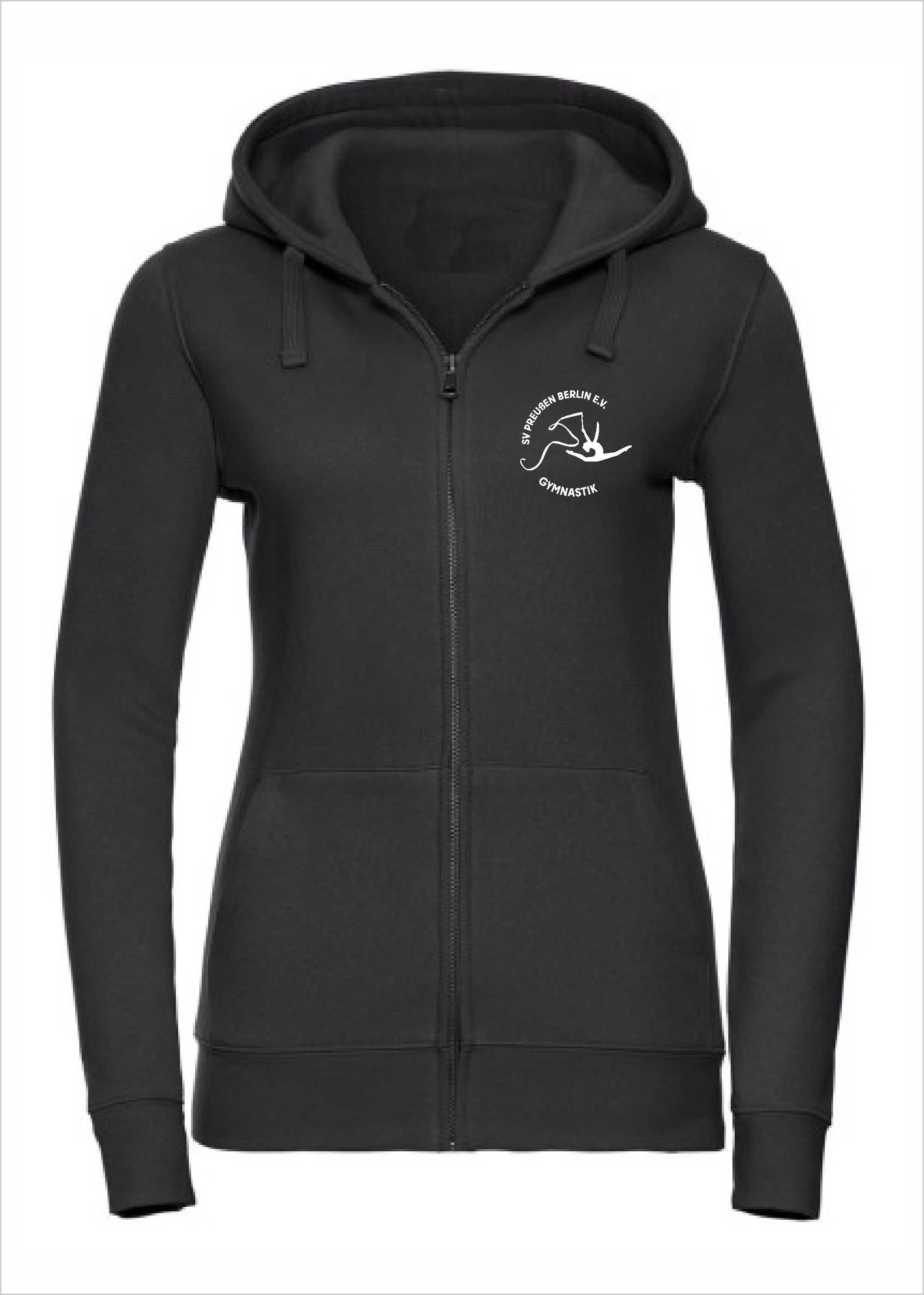 TWIOO SPORTS Damen Hoodie mit ZIP Edge-XR266F_PREUSSENGYM nur 45.90 € SV Preußen Gymnastik-- Jacke -