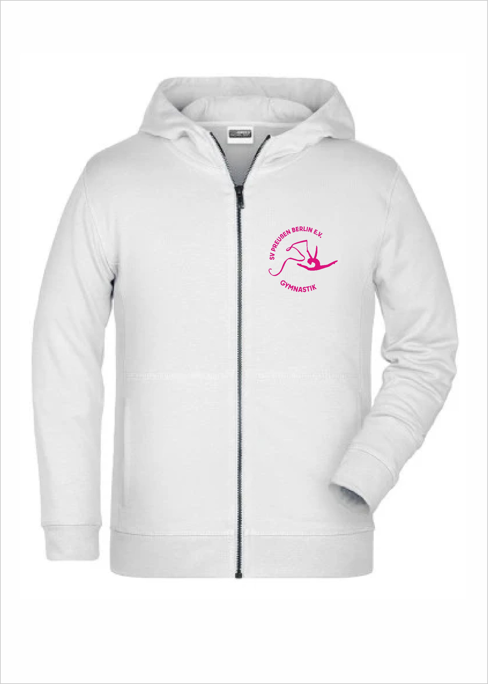 TWIOO SPORTS Kinder Hoodie mit ZIP Edge-XJN8026K_PREUSSENGYM nur 45.90 € SV Preußen Gymnastik-- Jacke -