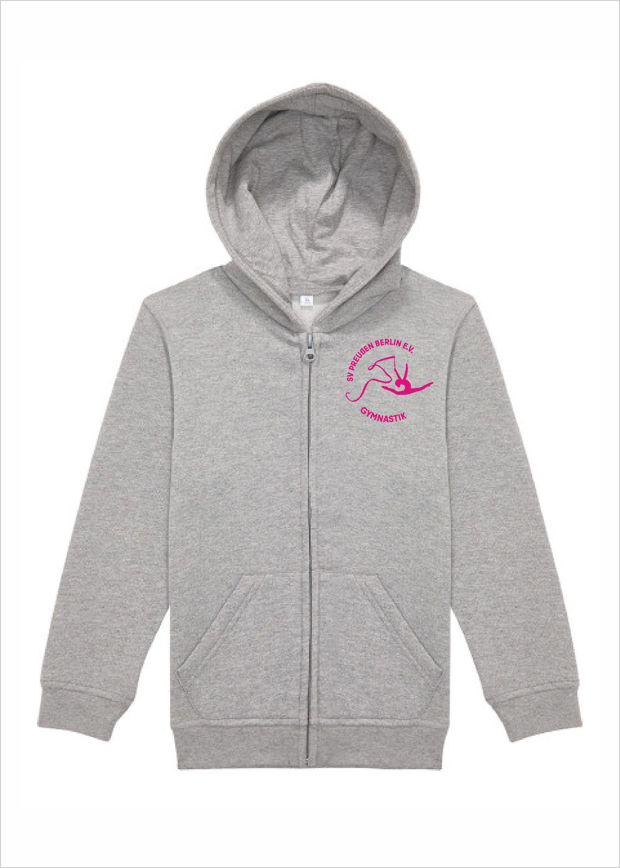 TWIOO SPORTS Kinder Hoodie mit ZIP SV Preußen Gymnastik Edge-XWK003_CLUBNAME 31.90