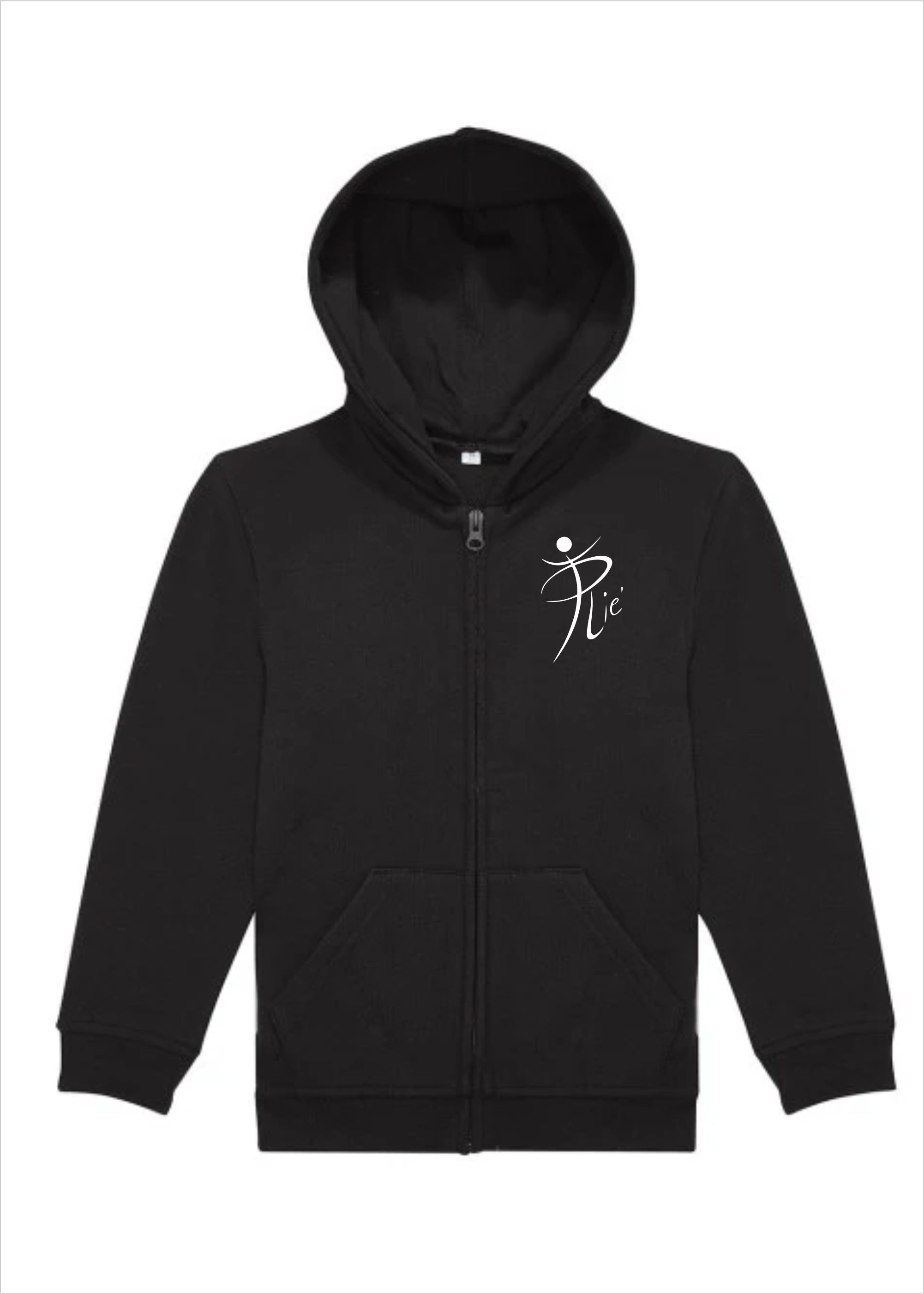 TWIOO SPORTS Kinder Hoodie mit ZIP TANZSTUDIO PLIÉ Edge-XWK003_TSPLIE 31.90