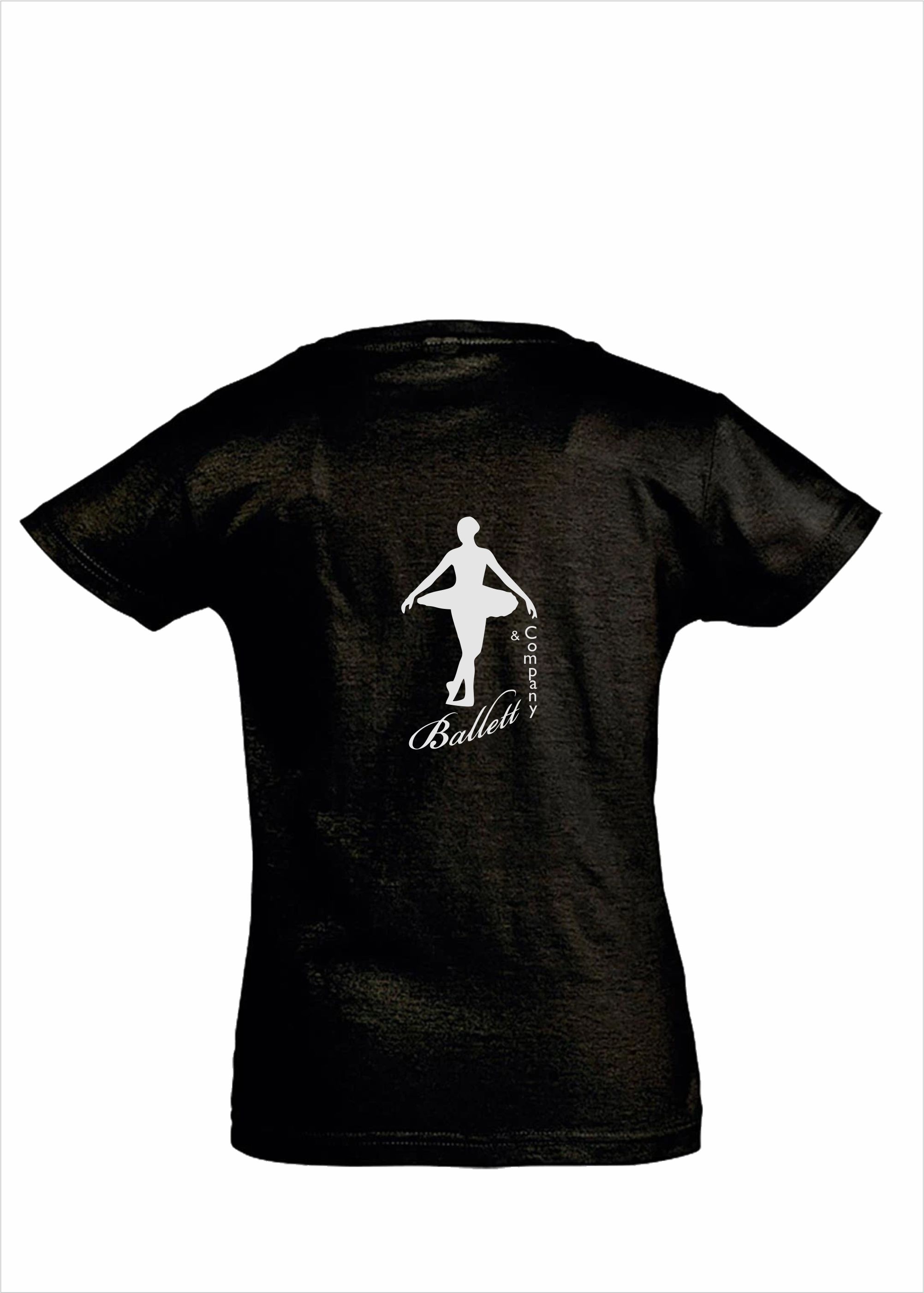 TWIOO SPORTS Mädchen T-Shirt Ballettstudio BALLETTandCOMPANY Edge-XSL11981_BALLETTandCOMPANY