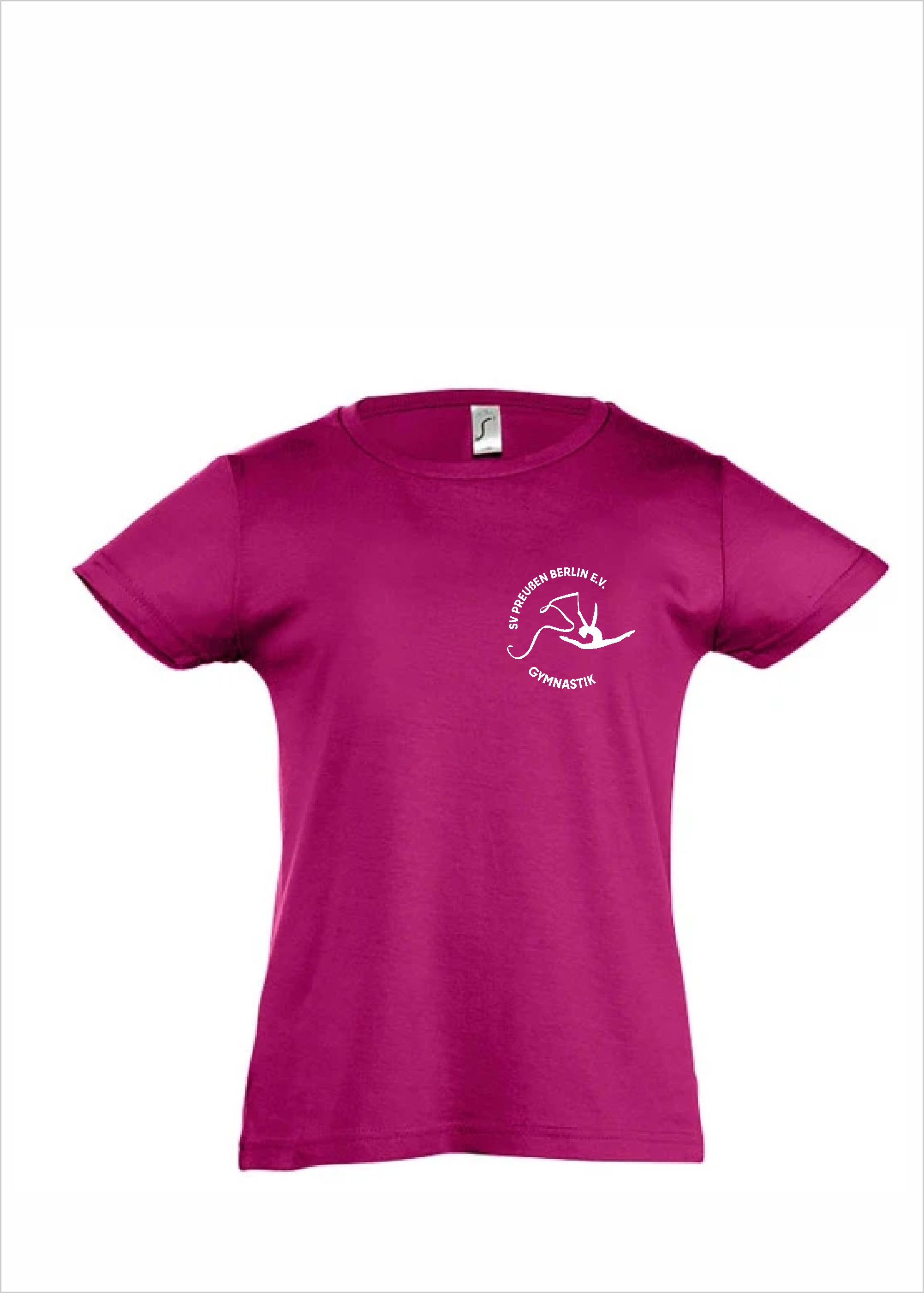 TWIOO SPORTS Mädchen T-Shirt 100% Baumwolle, taillierter Schnitt Edge-XSL11981 19.90