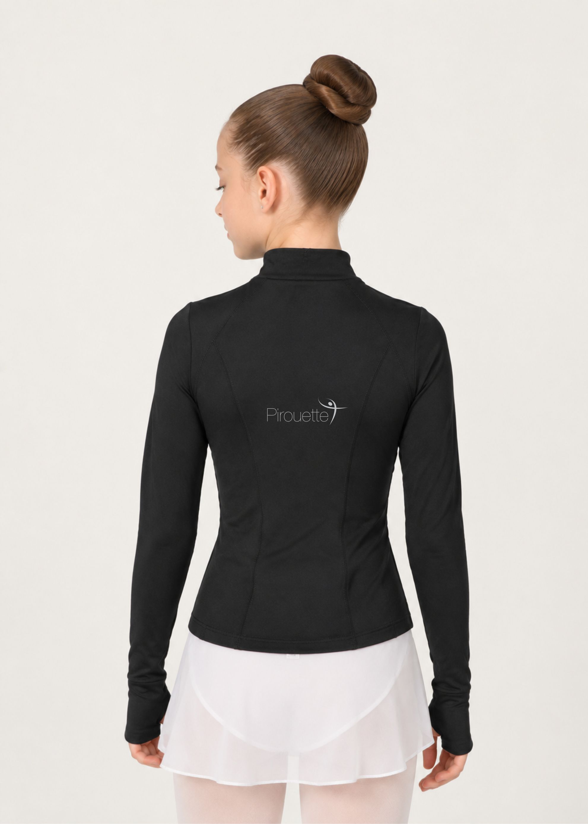 TWIOO SPORTS Kinder Tanz- und Sportjacke TANZSTUDIO PIROUETTE Unterhaching EdgeA9319_PIROUETTEU