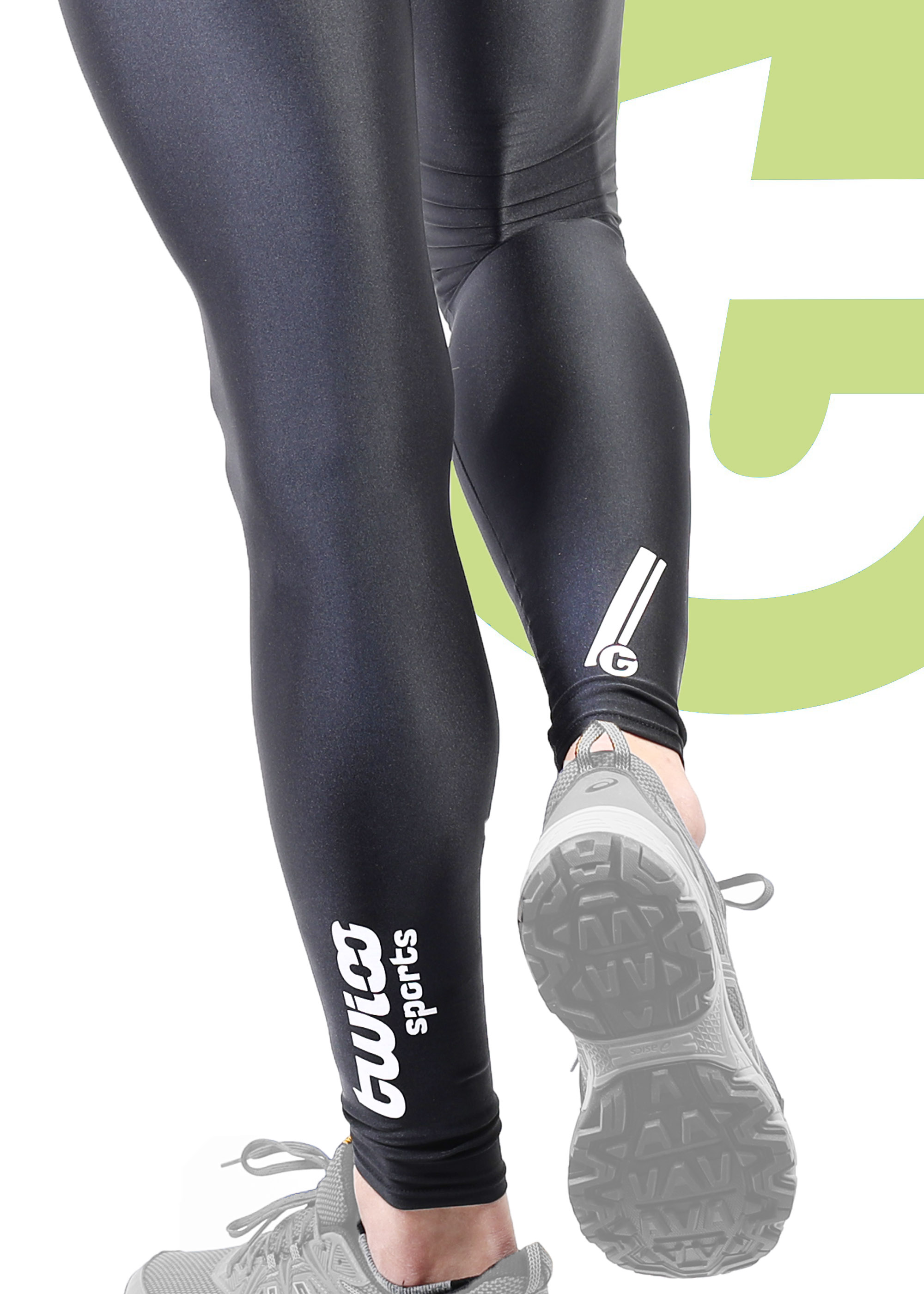 TWIOO RUNNING Lauftights unisex Twioo Sleek glänzend Challenge2L1250 42.90