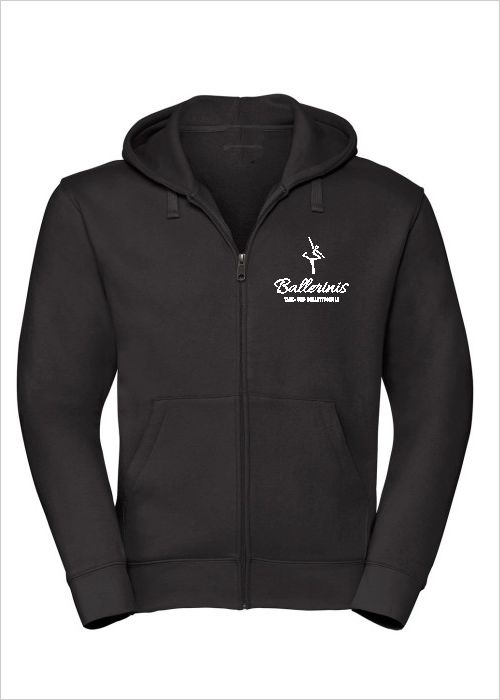 TWIOO SPORTS Herren Hoodie mit ZIP Edge-XR266M_BALLERINIS nur 45.90 € Ballettschule Ballerinis-- Jacke -