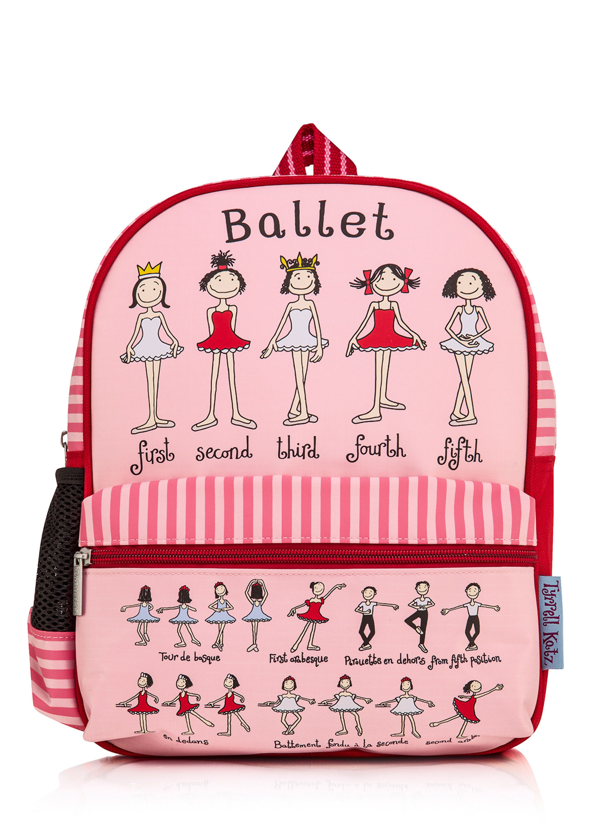 TyrrelKatz Rucksack für Kinder mit Ballettmotiv 24x30x11cm Rucksack 32.90