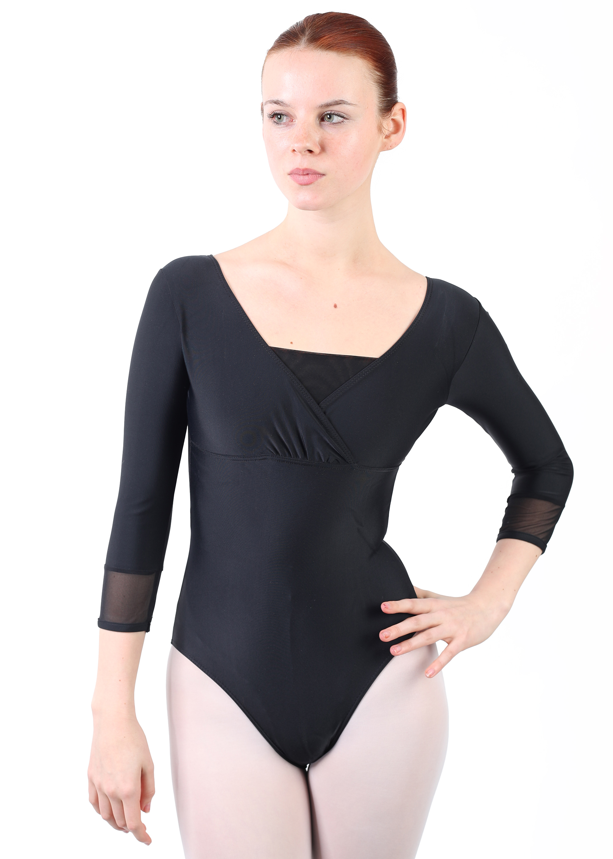 VICARD Ballett Trikot dreiviertel Arm J410 Lace